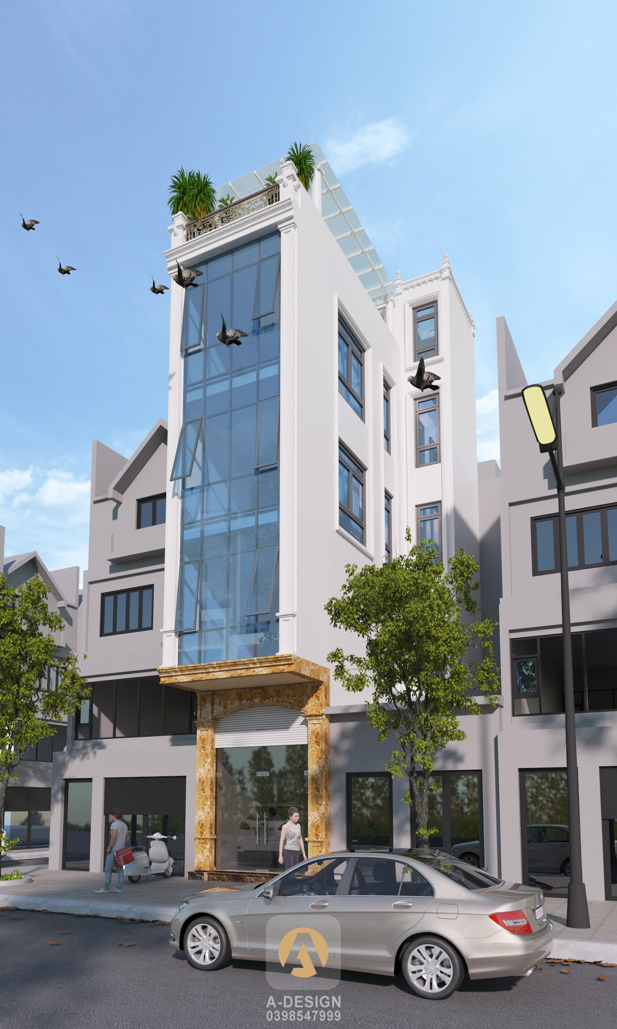 Thiết kế Nhà Mặt Phố tại Hà Nội Nhà Phố Mr.Thịnh - Hà Nội 1642352563 15