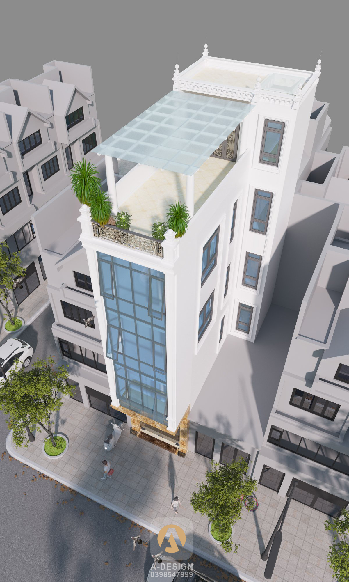 Thiết kế Nhà Mặt Phố tại Hà Nội Nhà Phố Mr.Thịnh - Hà Nội 1642352563 16