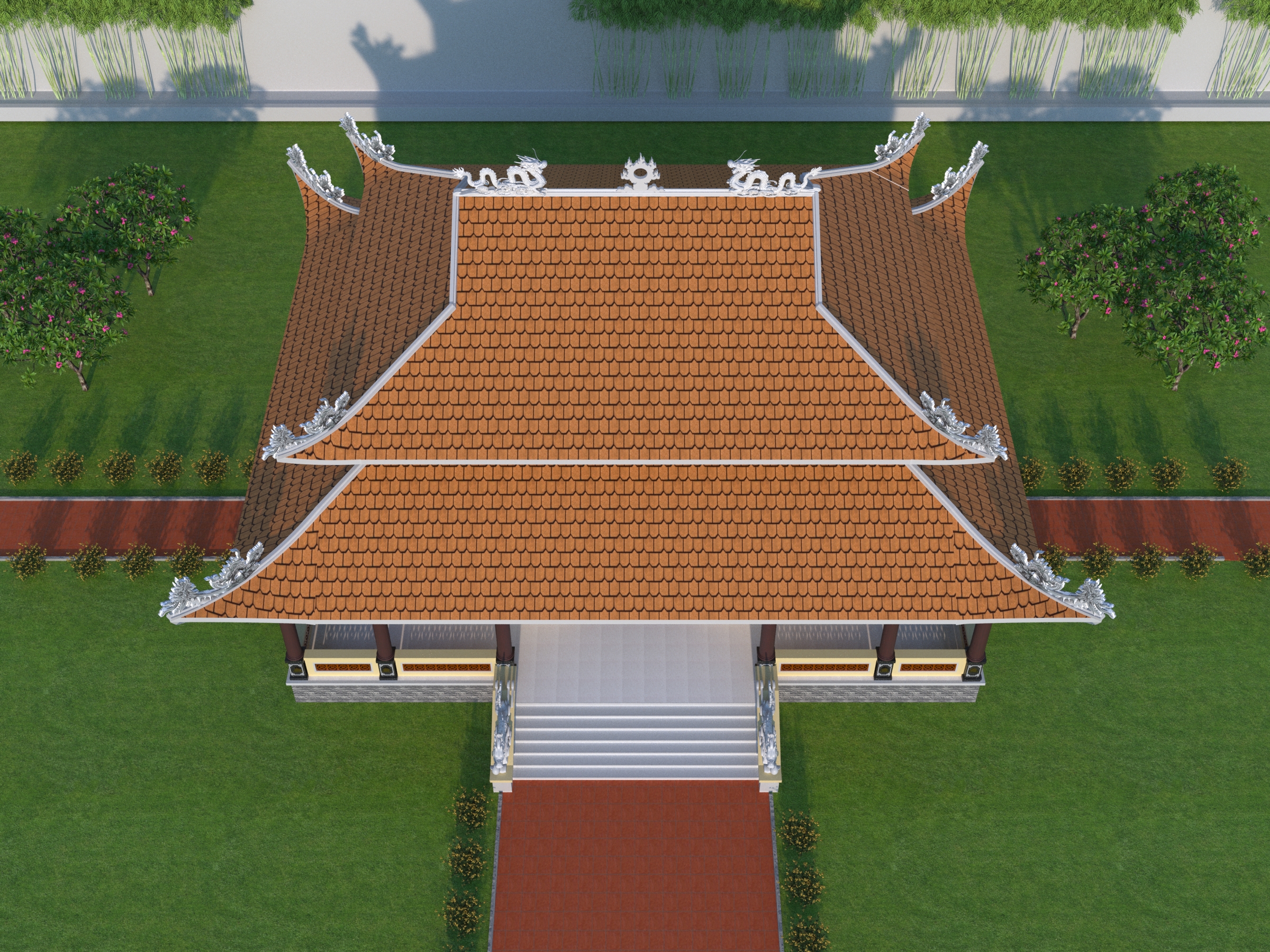 Thiết kế Công Trình Công Cộng tại Bà Rịa - Vũng Tàu Nhà Tưởng Niệm_Nghĩa trang Huyện Xuyên Mộc 1642777962 2