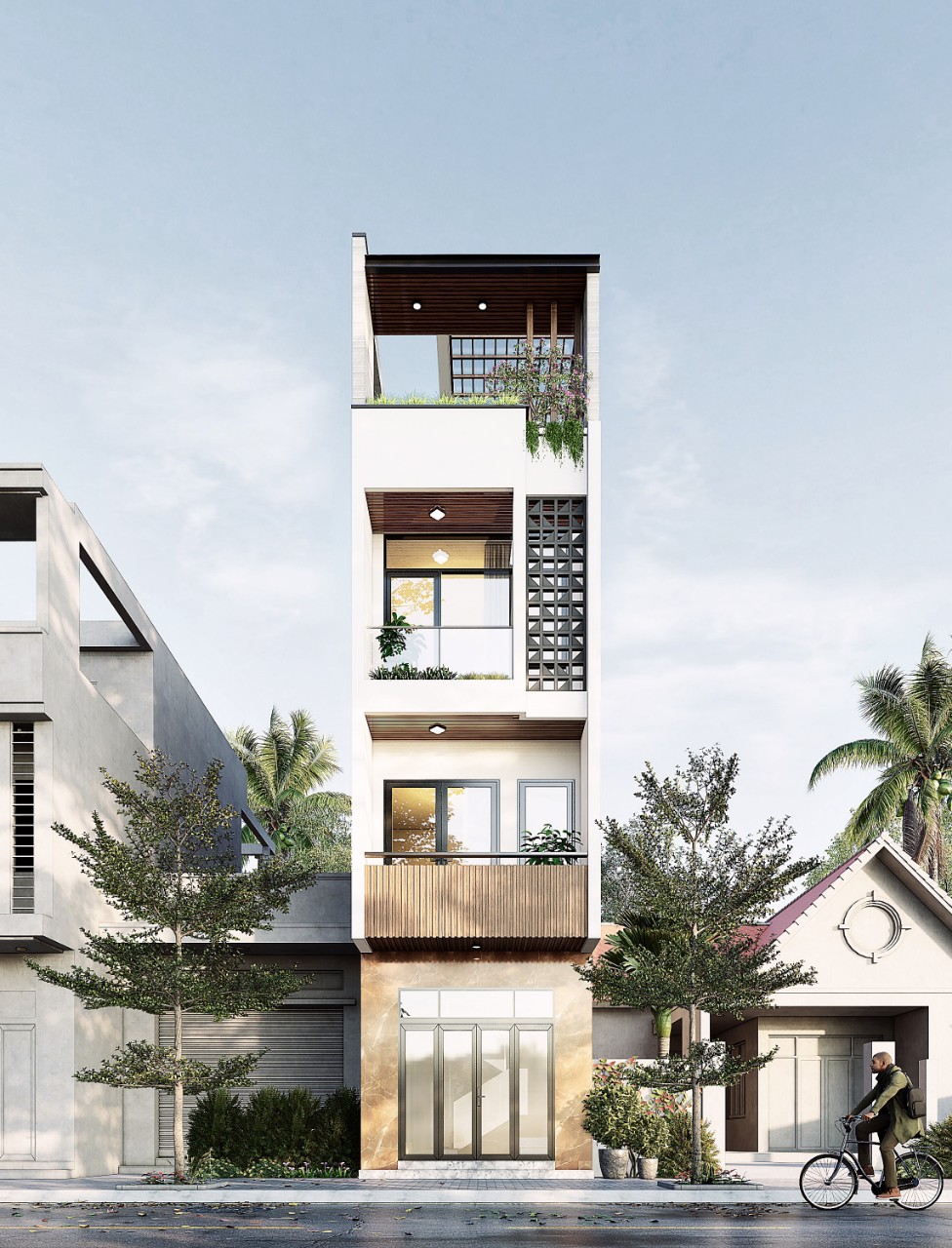 Thiết kế Nhà Mặt Phố tại Long An HOUSE M211 1644554331 0