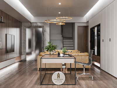 Thiết kế nội thất Nhà Mặt Phố tại Hải Phòng nhà Anh Nguyên - Hải Phòng