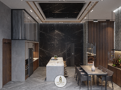 Thiết kế nội thất Chung Cư tại Hưng Yên nhà Anh Nam penhouse ecopark