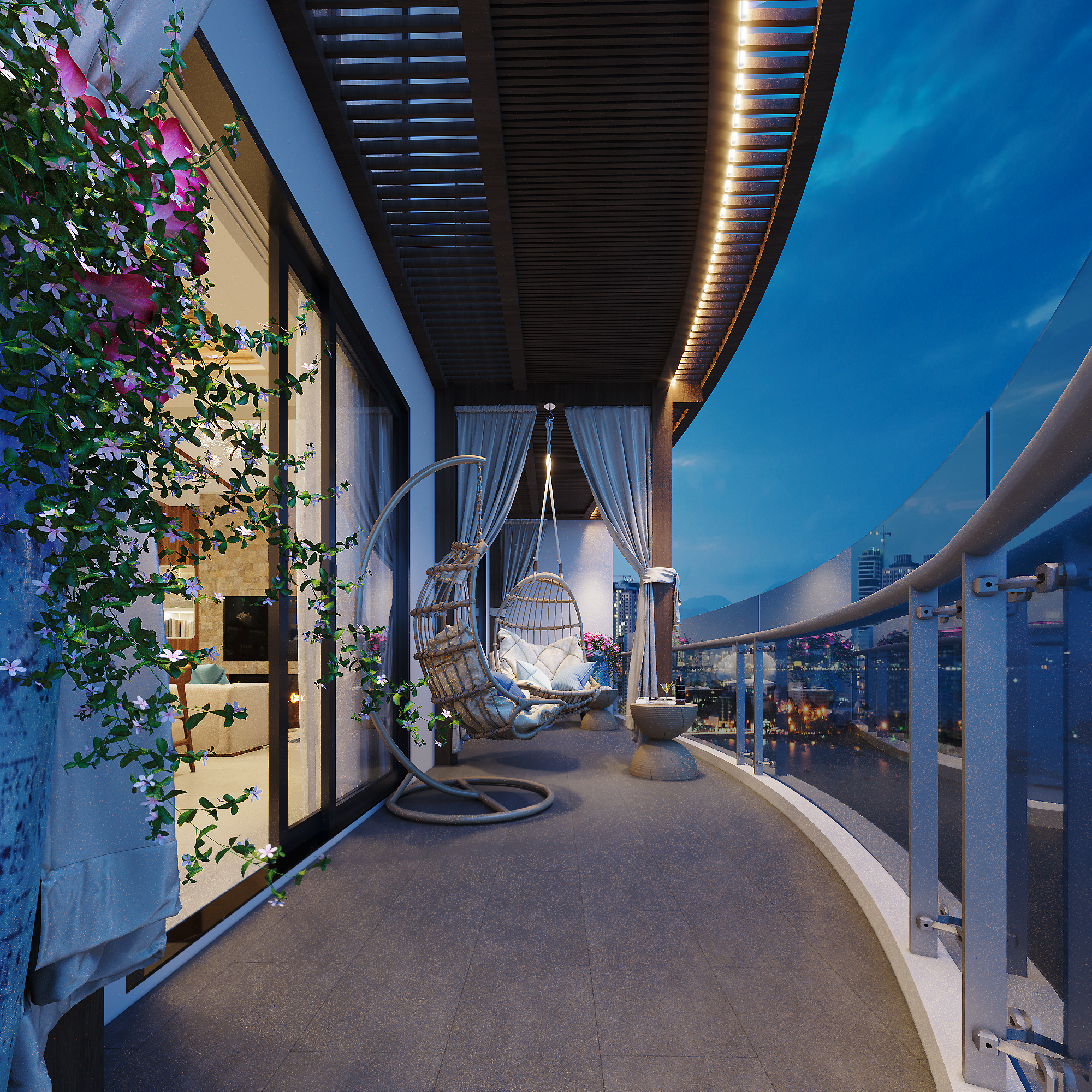 Thiết kế nội thất Chung Cư tại Quảng Ninh PENHOUSE_HL 1645952351 1