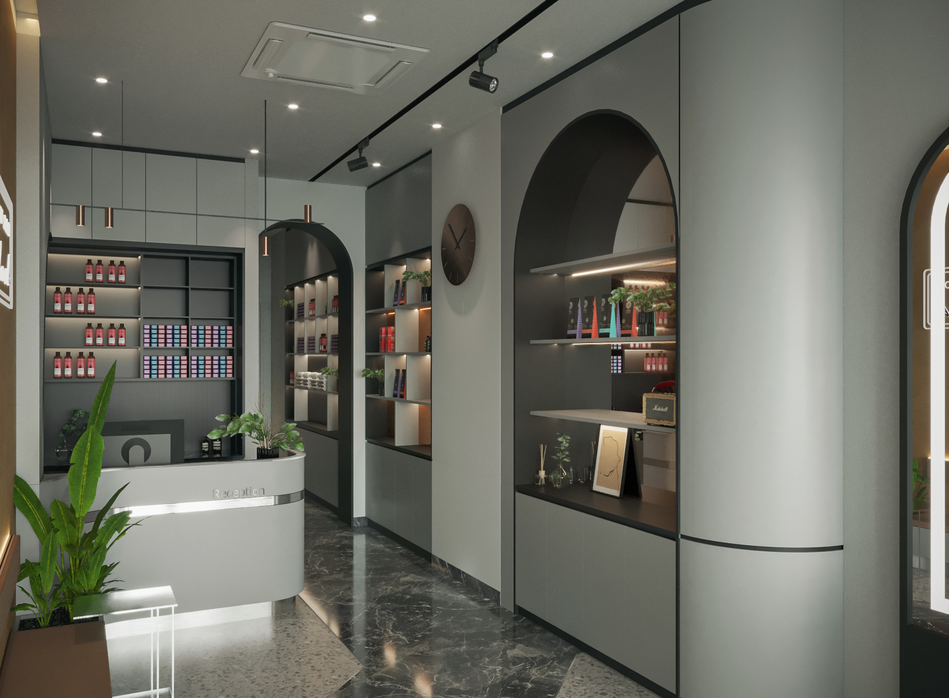 Thiết kế nội thất Shop tại Hồ Chí Minh HAIRSALON THACH HI 1646211626 2