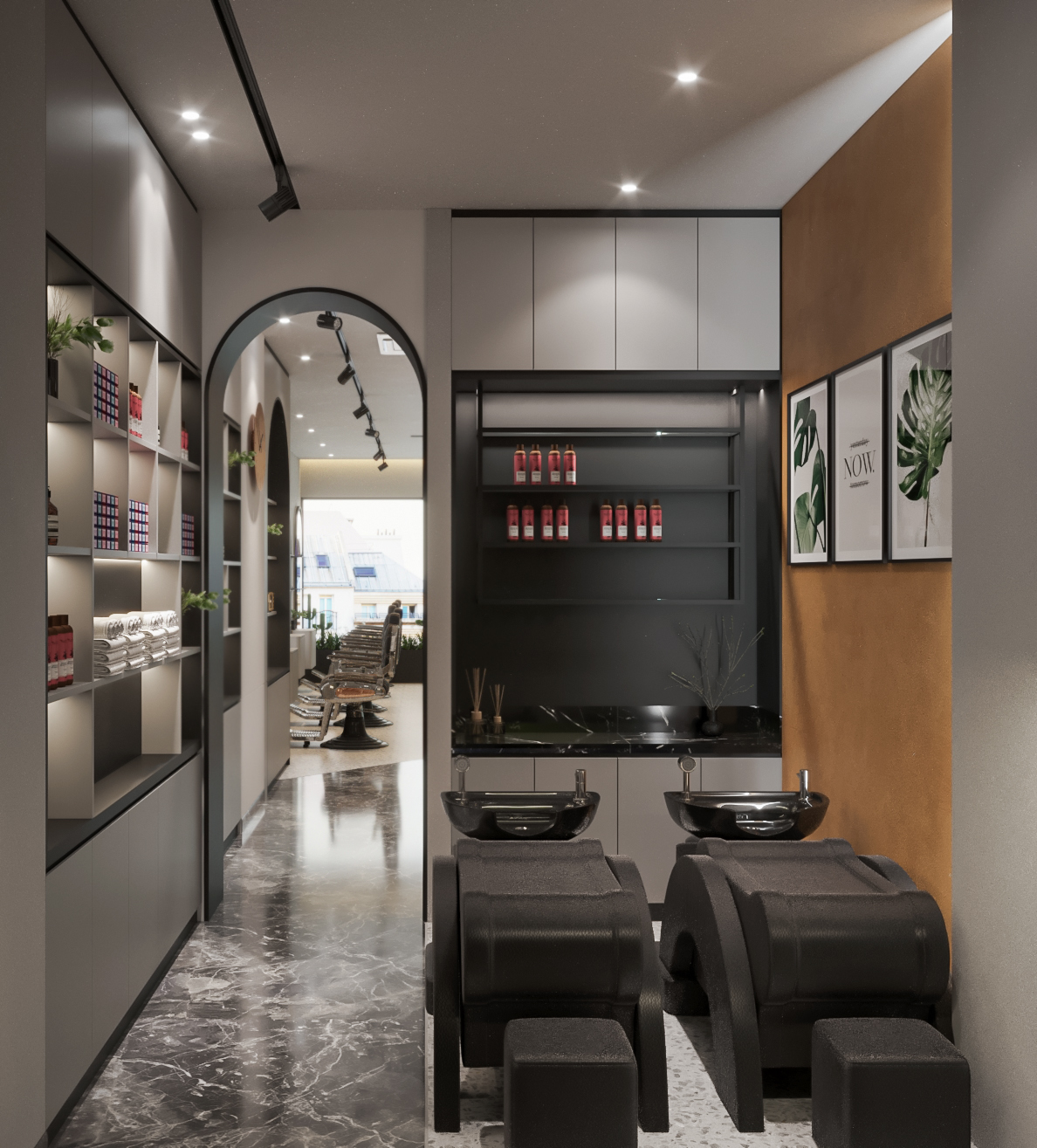 Thiết kế nội thất Shop tại Hồ Chí Minh HAIRSALON THACH HI 1646211626 6