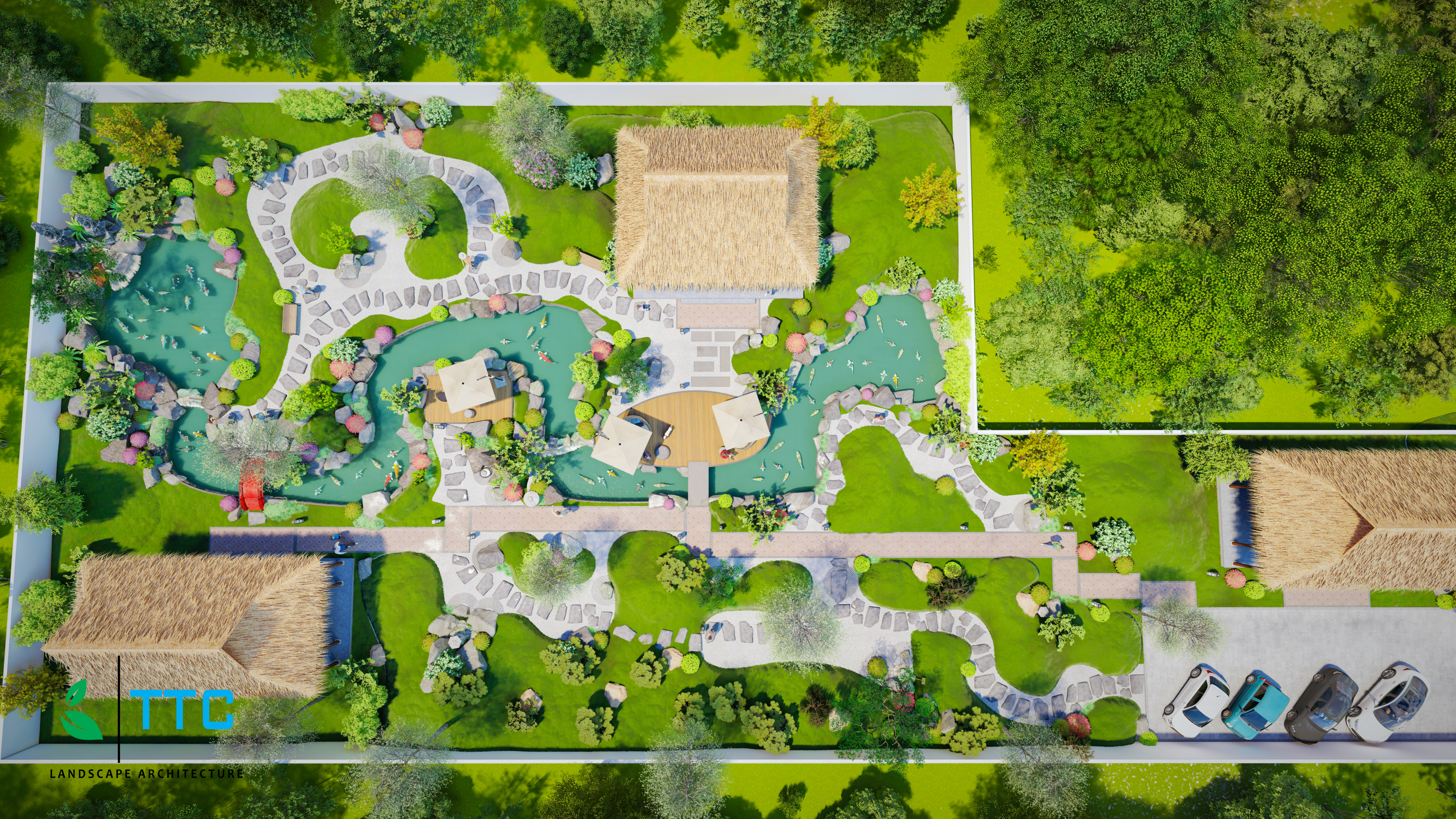 Thiết kế Resort tại Đắk Lắk SÂN VƯỜN NHẬT BẢN ĐAKLAK 1647099443 0