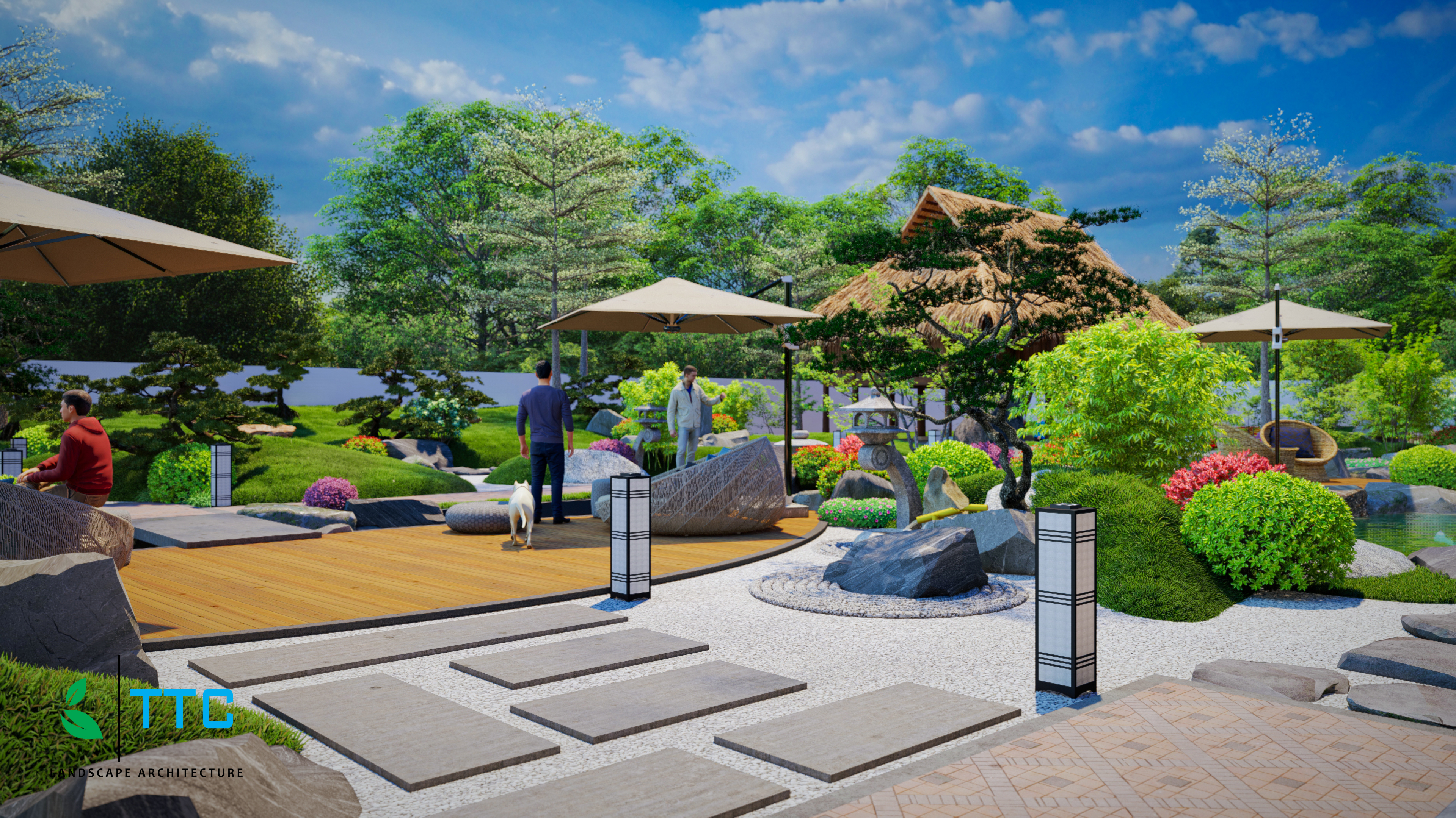 Thiết kế Resort tại Đắk Lắk SÂN VƯỜN NHẬT BẢN ĐAKLAK 1647099447 3