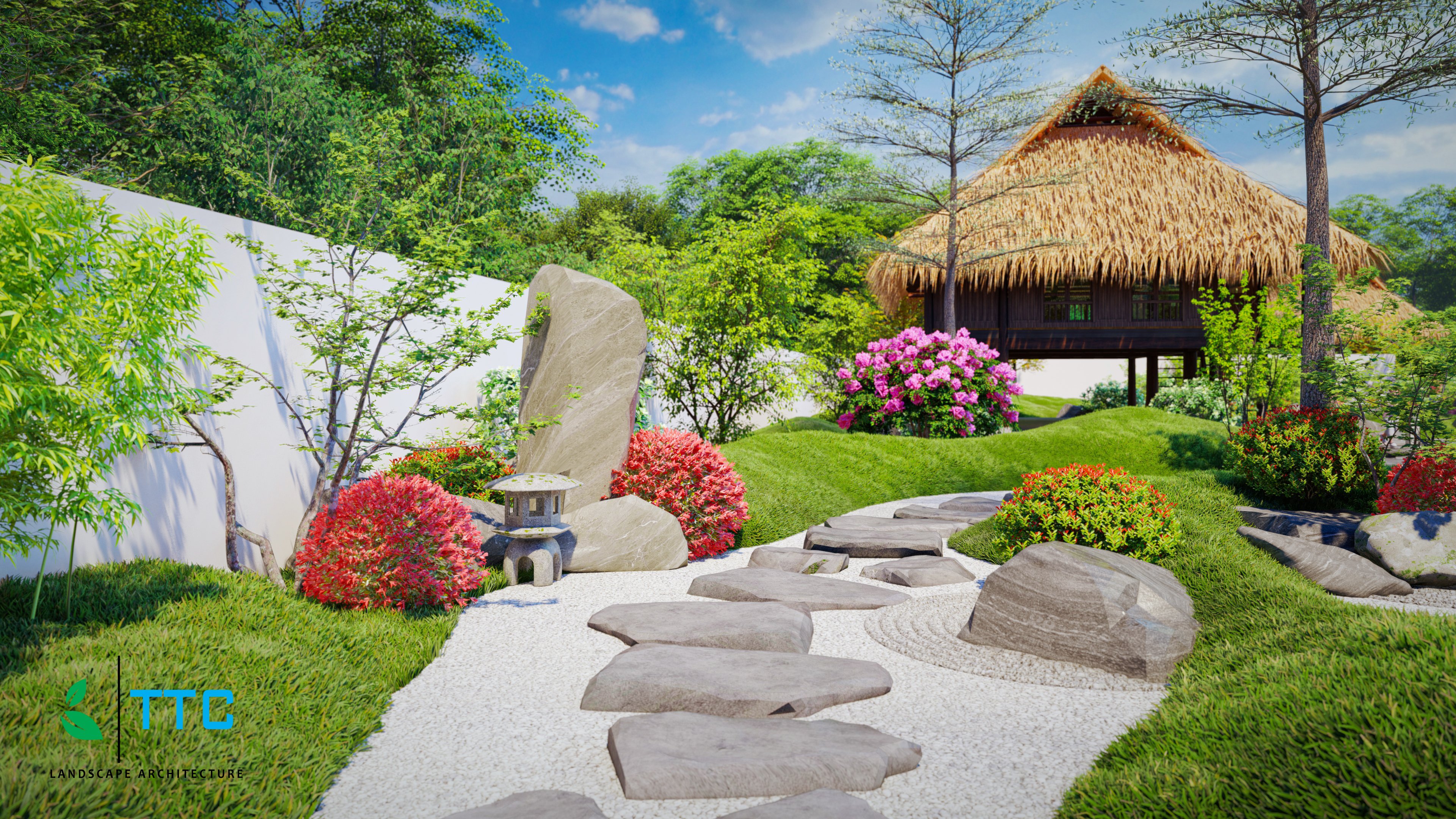 Thiết kế Resort tại Đắk Lắk SÂN VƯỜN NHẬT BẢN ĐAKLAK 1647099463 9