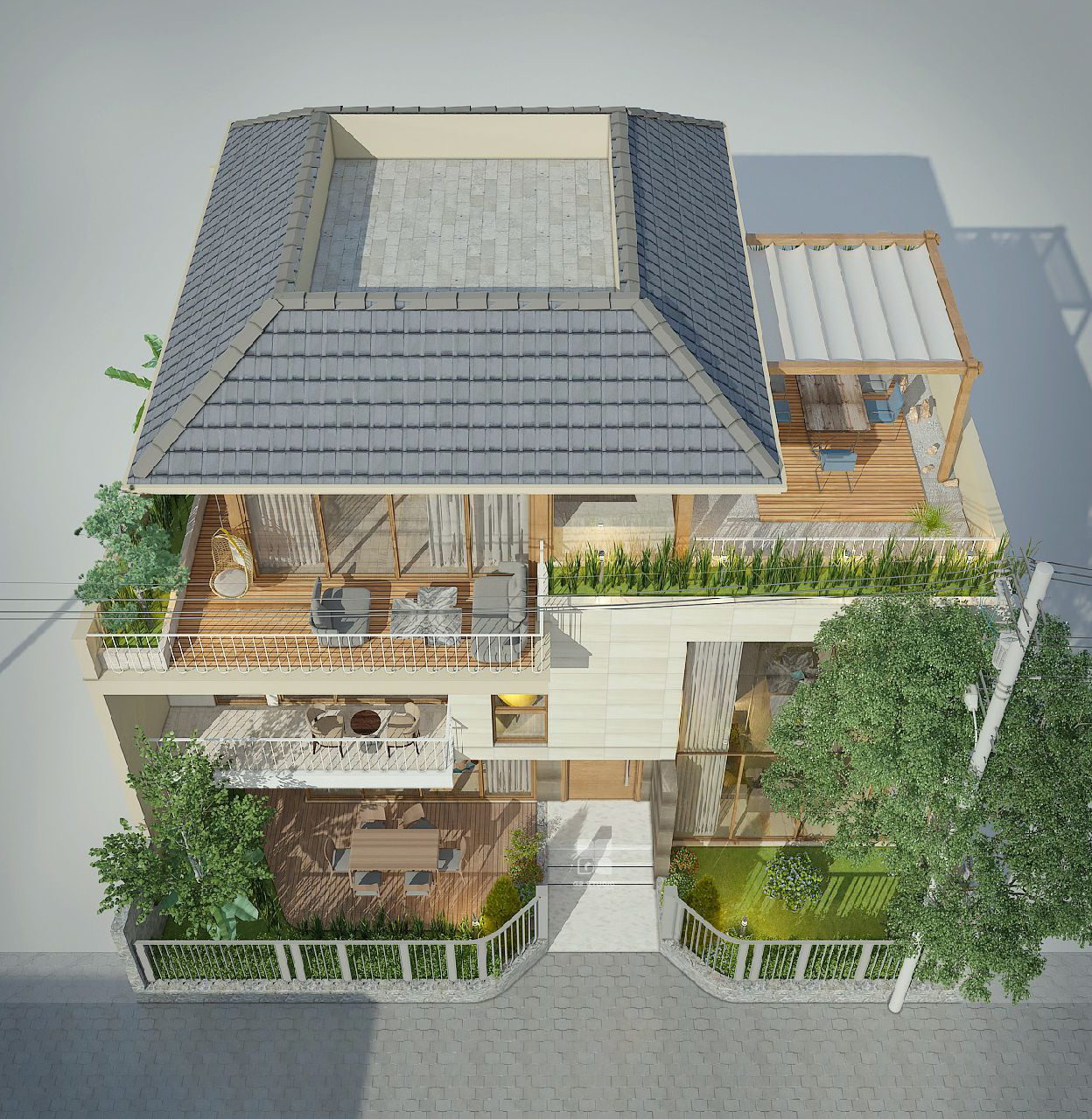 Thiết kế Biệt Thự tại Hưng Yên TVilla  - Hưng Yên 1647851118 3