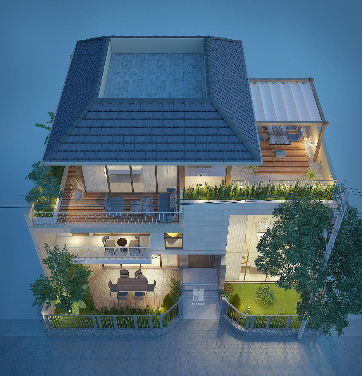 Thiết kế Biệt Thự tại Hưng Yên TVilla  - Hưng Yên 1647851118 4