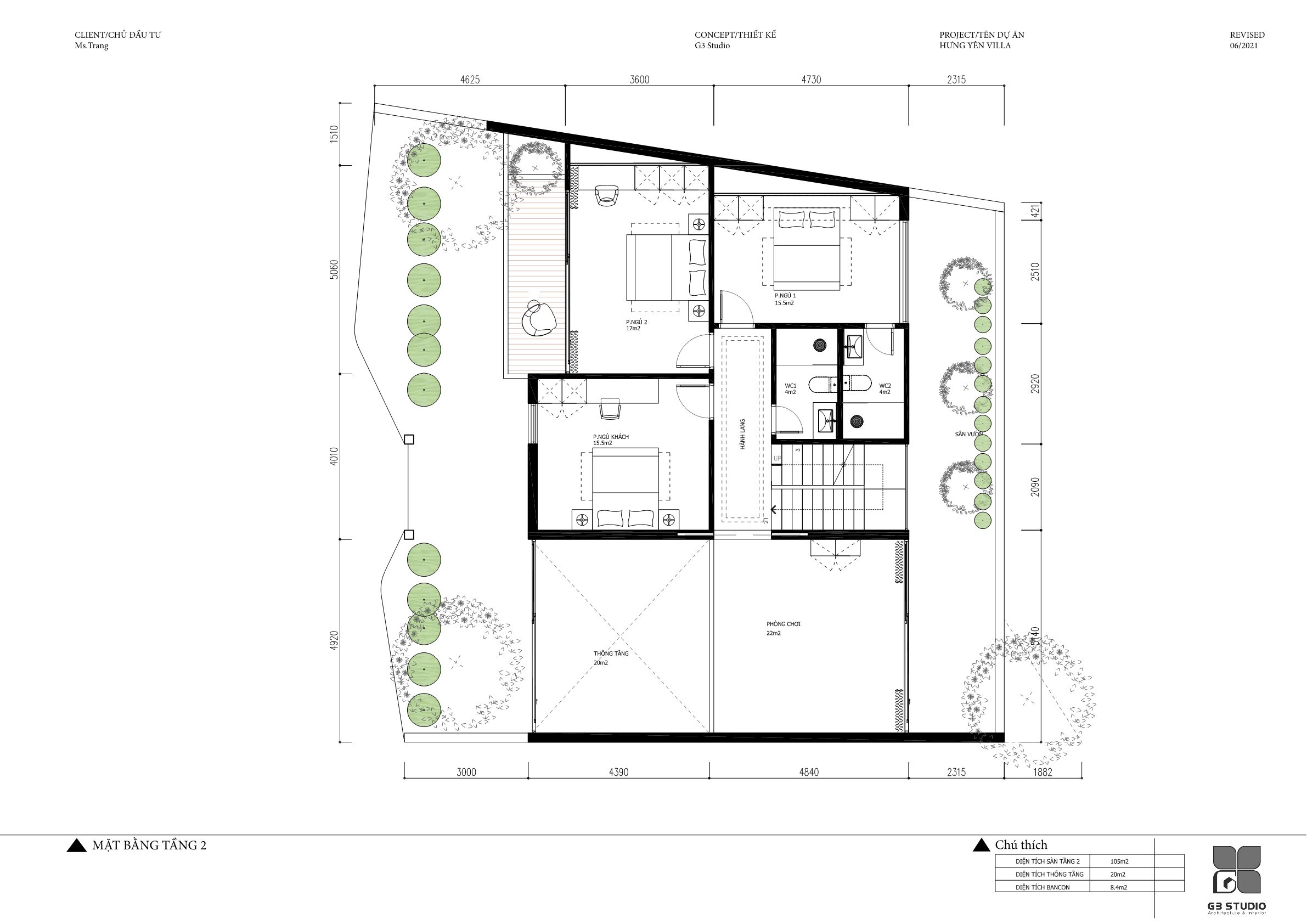 Thiết kế Biệt Thự tại Hưng Yên TVilla  - Hưng Yên 1647851122 45