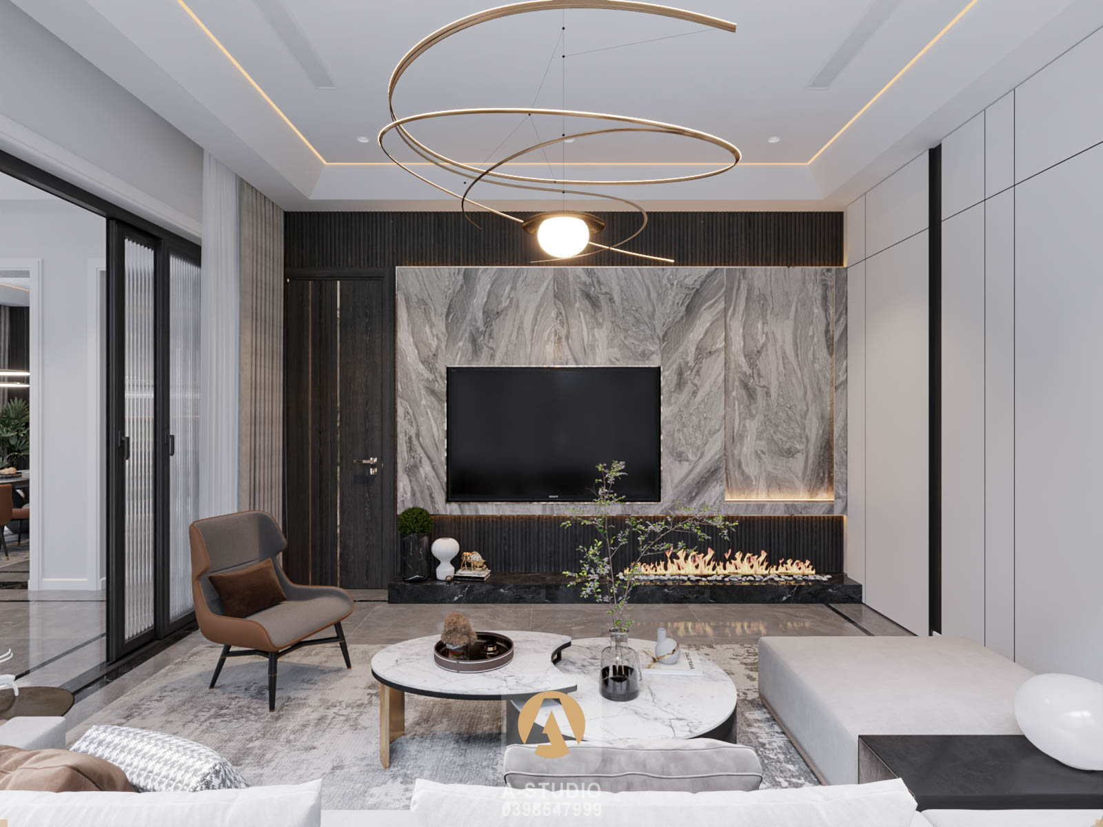 Thiết kế nội thất Nhà Mặt Phố tại Hà Nội Villa Mr.Hà-Hà Đông 1653693757 8