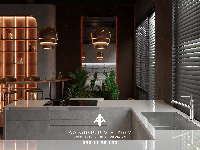 Thiết kế nội thất Nhà tại Long An Nhà Nhiệt Đới tại Waterpoint - Tropical Style