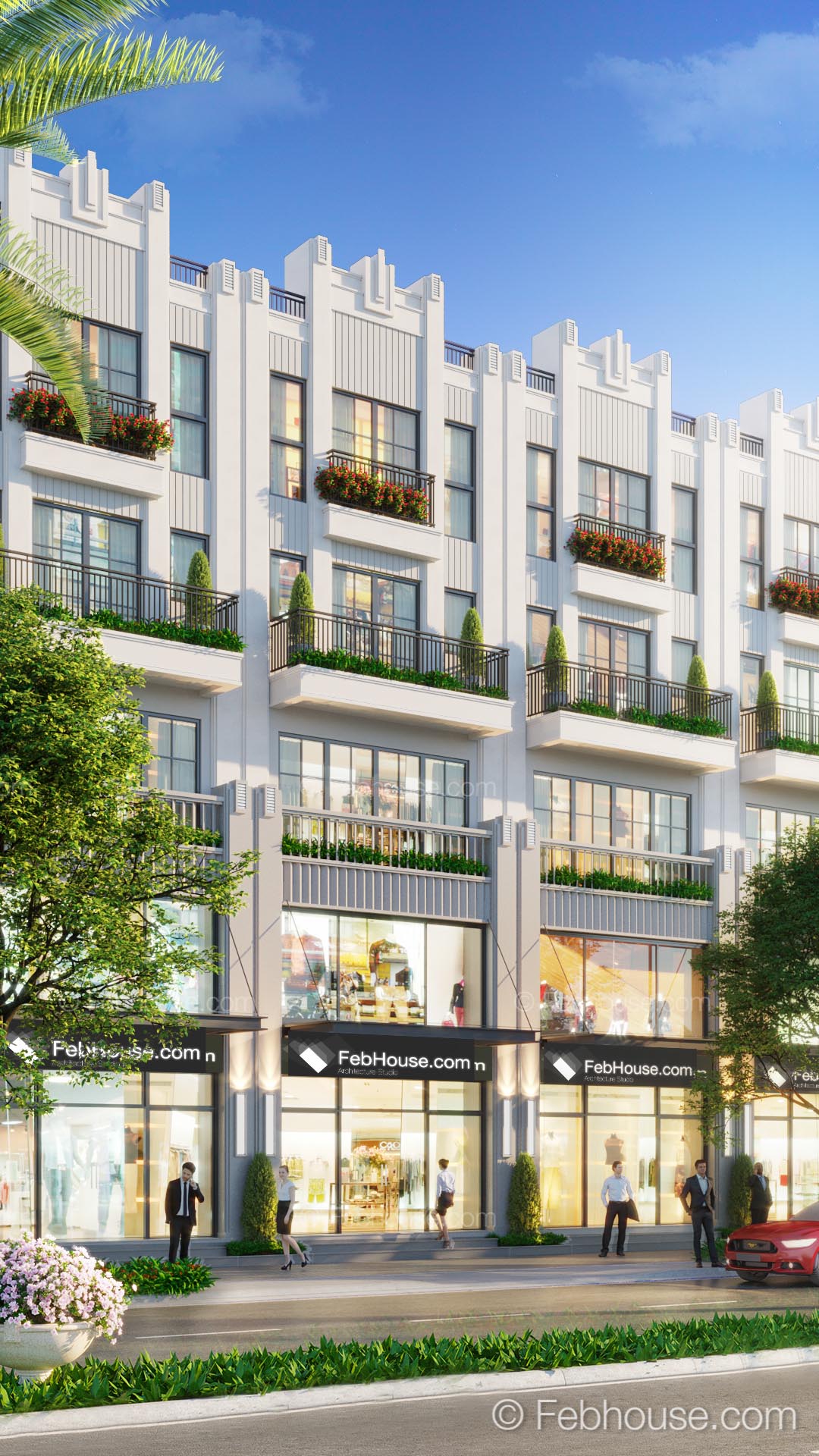 Thiết kế Nhà Mặt Phố tại Hà Nội Nhà phố thương mại - phong cách Art Decor 1659969732 3