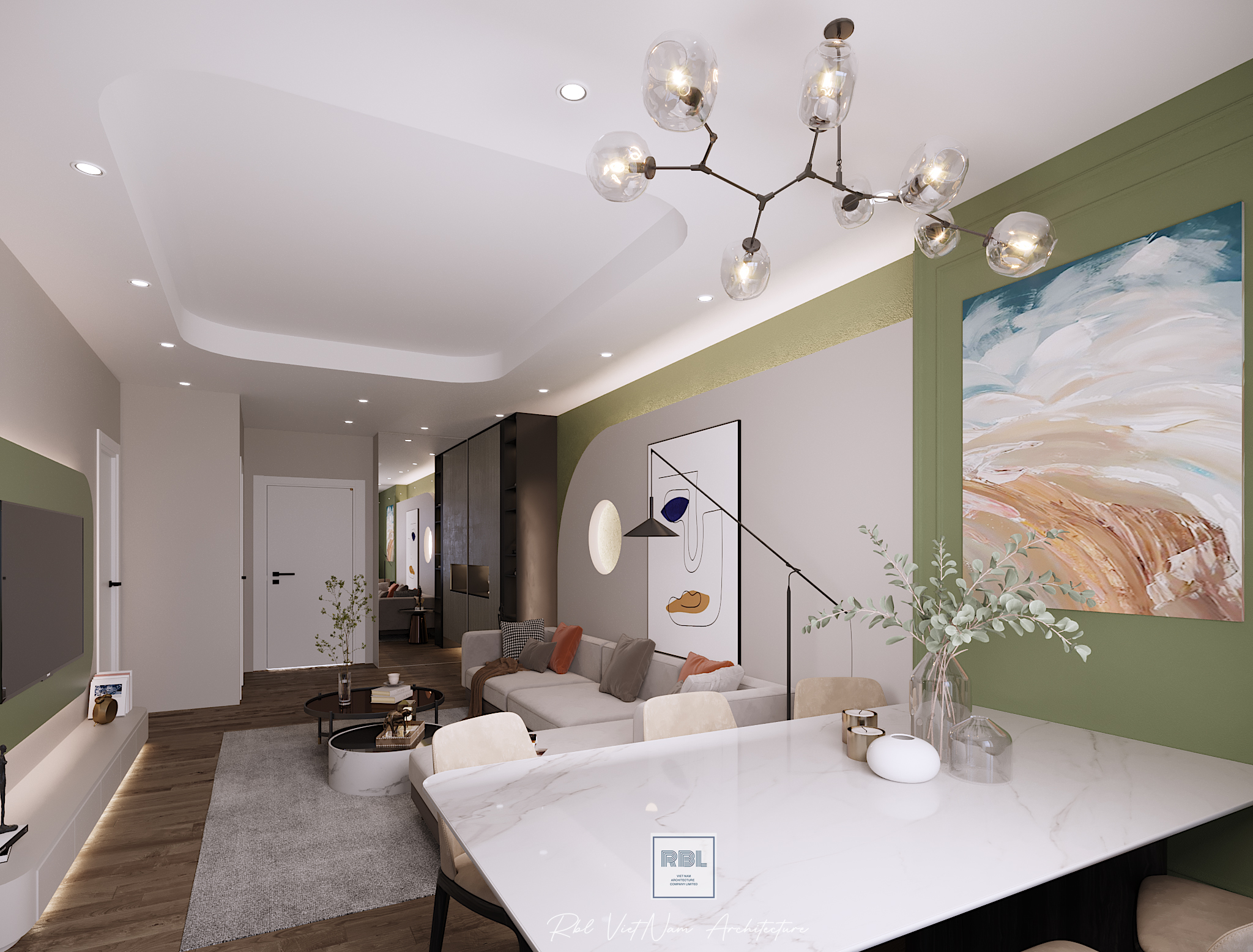 Thiết kế nội thất Chung Cư tại Hà Nội Chung cư Goldsilk Vạn Phúc 1664880042 2