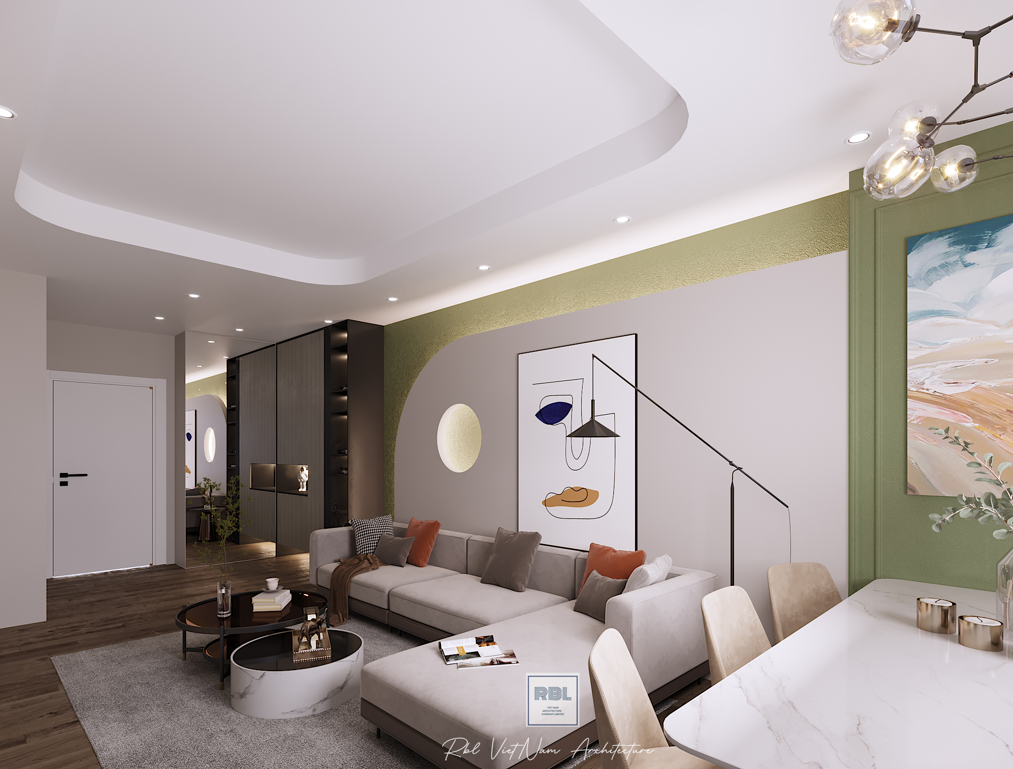 Thiết kế nội thất Chung Cư tại Hà Nội Chung cư Goldsilk Vạn Phúc 1664880042 3