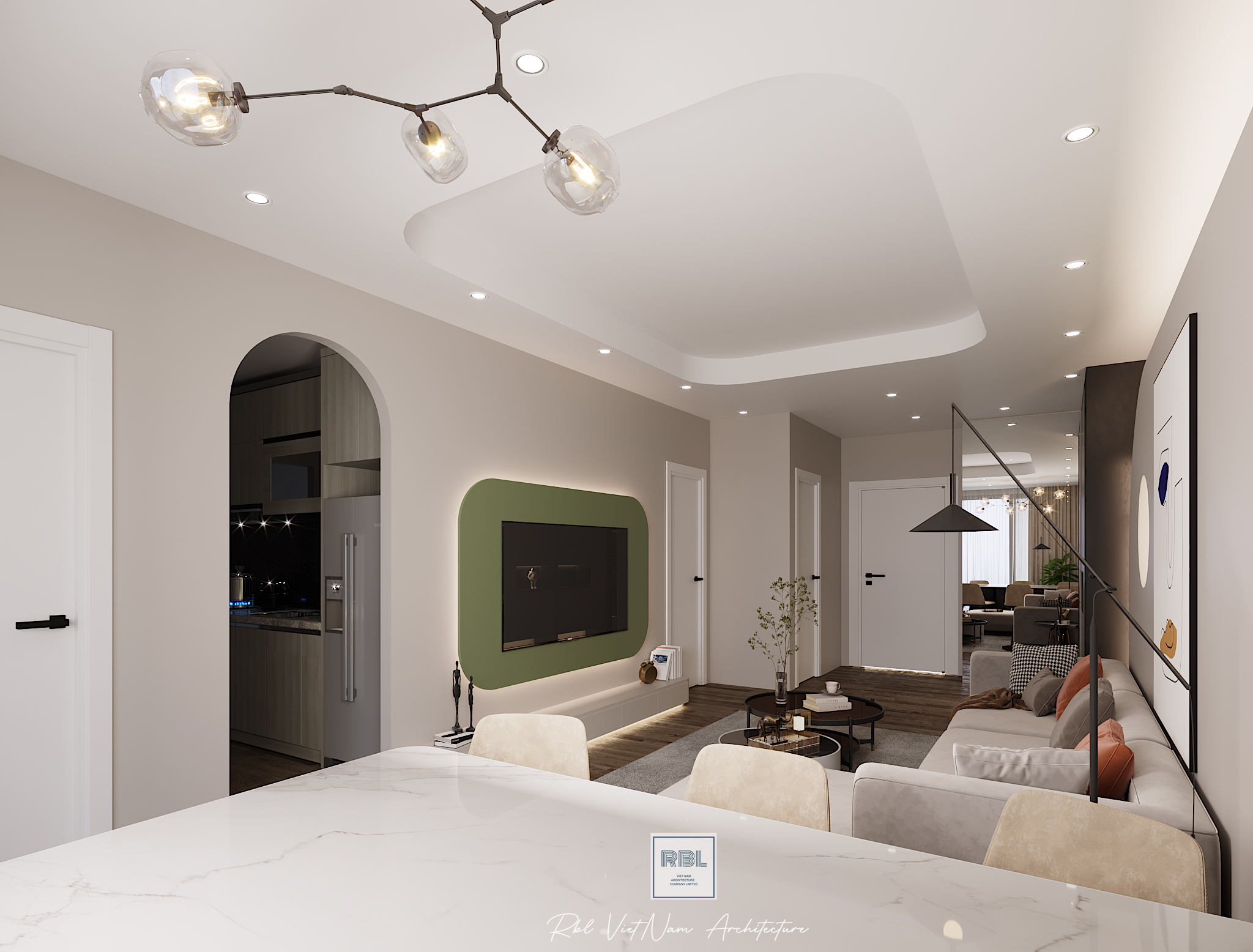 Thiết kế nội thất Chung Cư tại Hà Nội Chung cư Goldsilk Vạn Phúc 1664880042 4