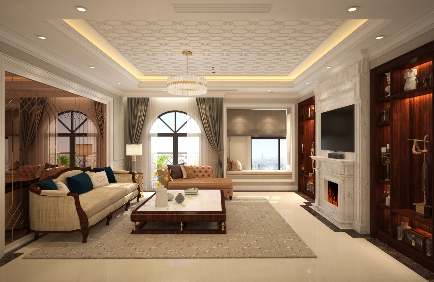 Thiết kế nội thất Biệt Thự tại Lạng Sơn Biệt thự Lạng Sơn 1666938740 2