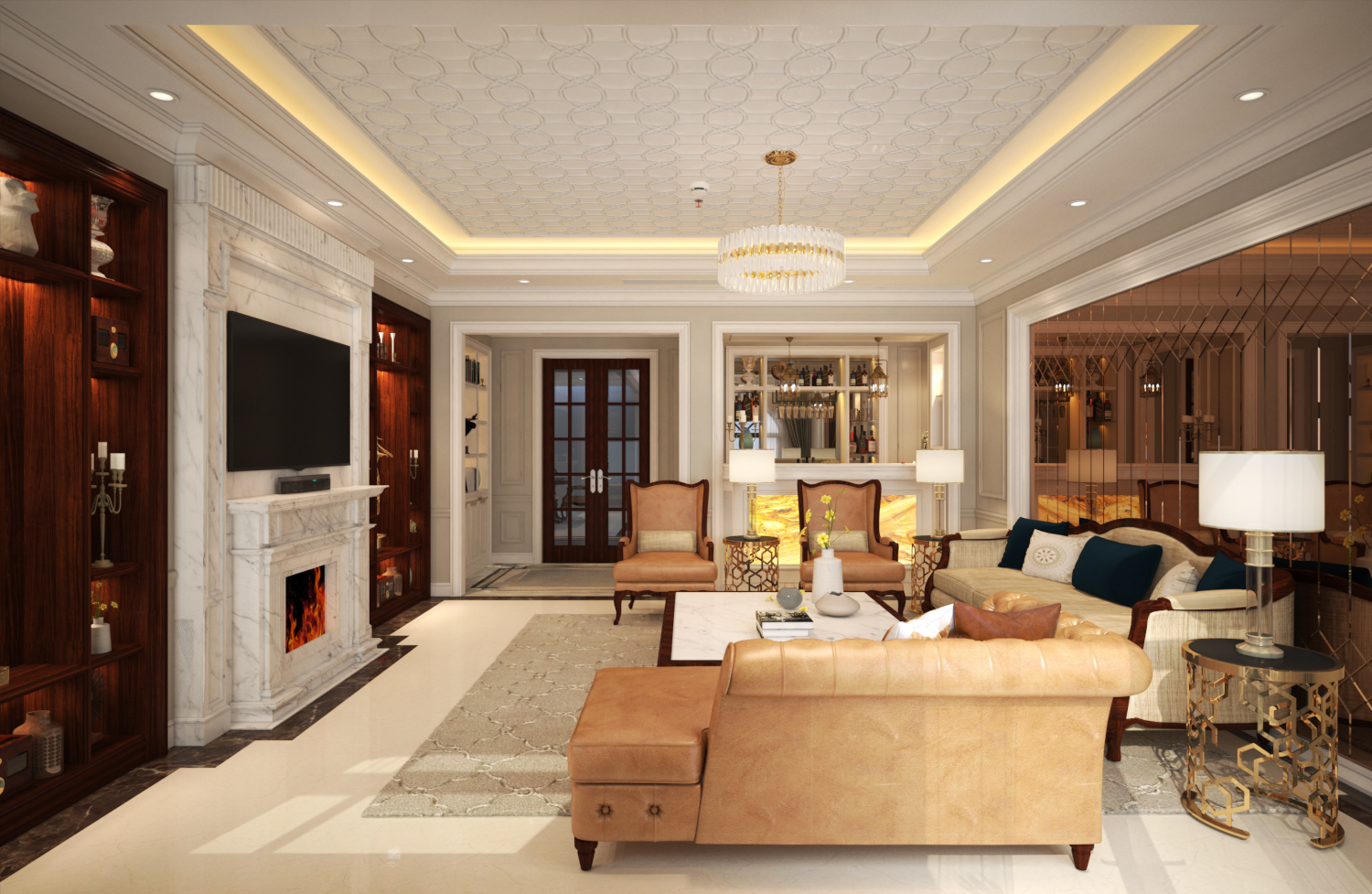 Thiết kế nội thất Biệt Thự tại Lạng Sơn Biệt thự Lạng Sơn 1666938740 3