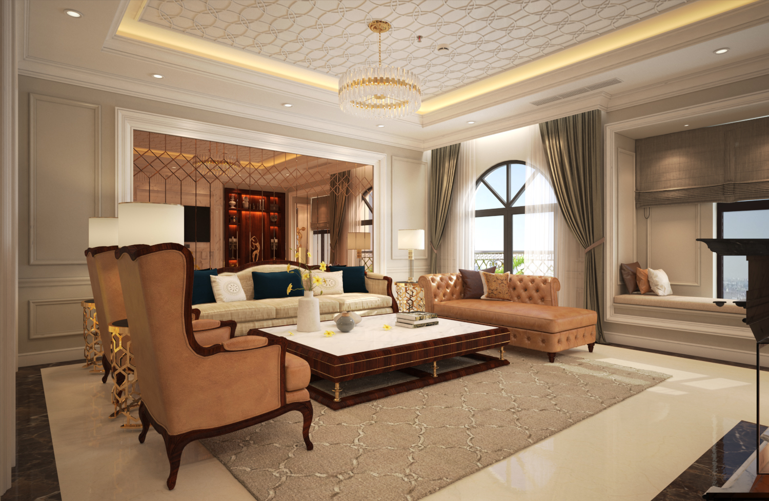 Thiết kế nội thất Biệt Thự tại Lạng Sơn Biệt thự Lạng Sơn 1666938740 4