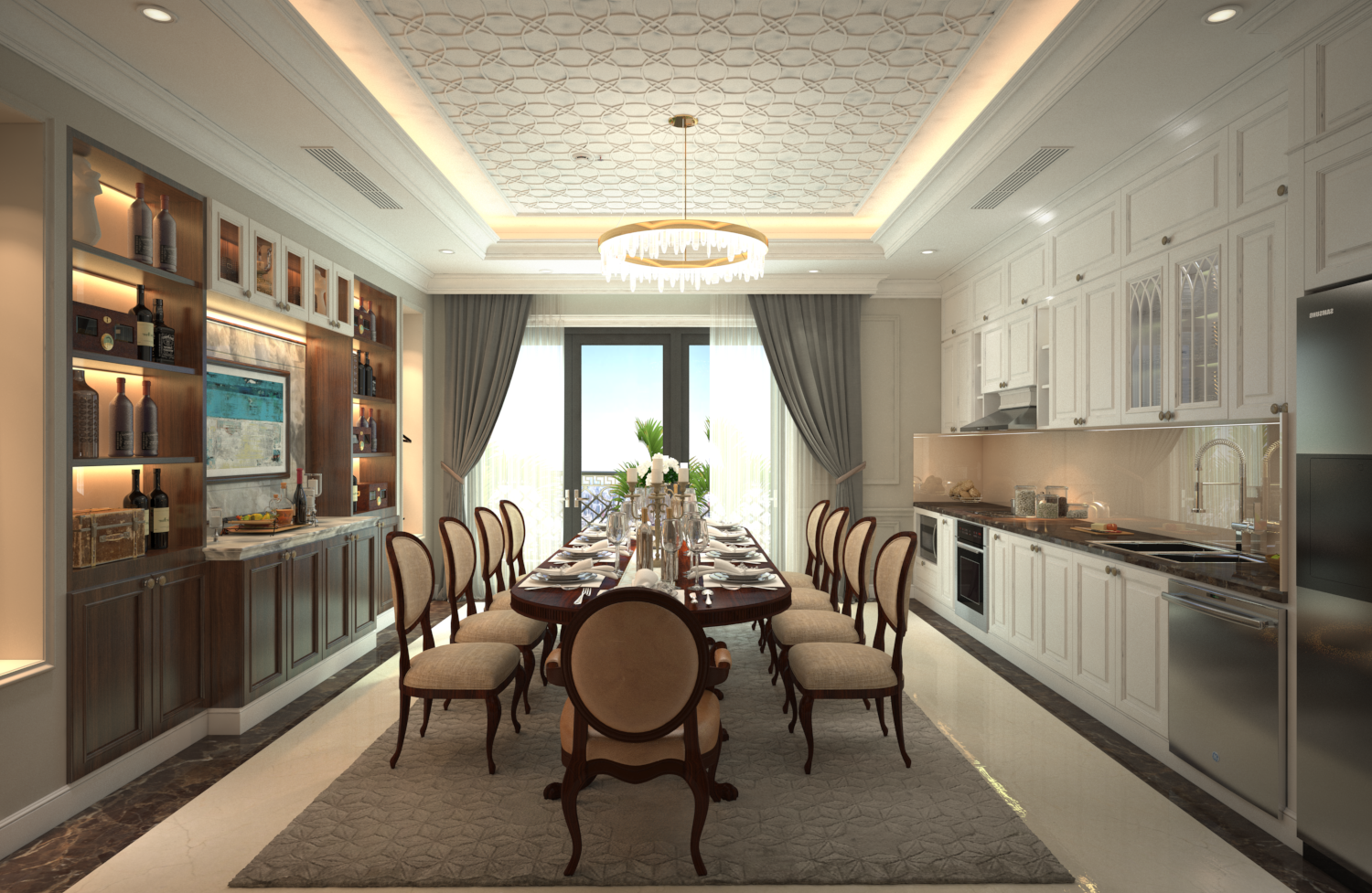 Thiết kế nội thất Biệt Thự tại Lạng Sơn Biệt thự Lạng Sơn 1666938743 9