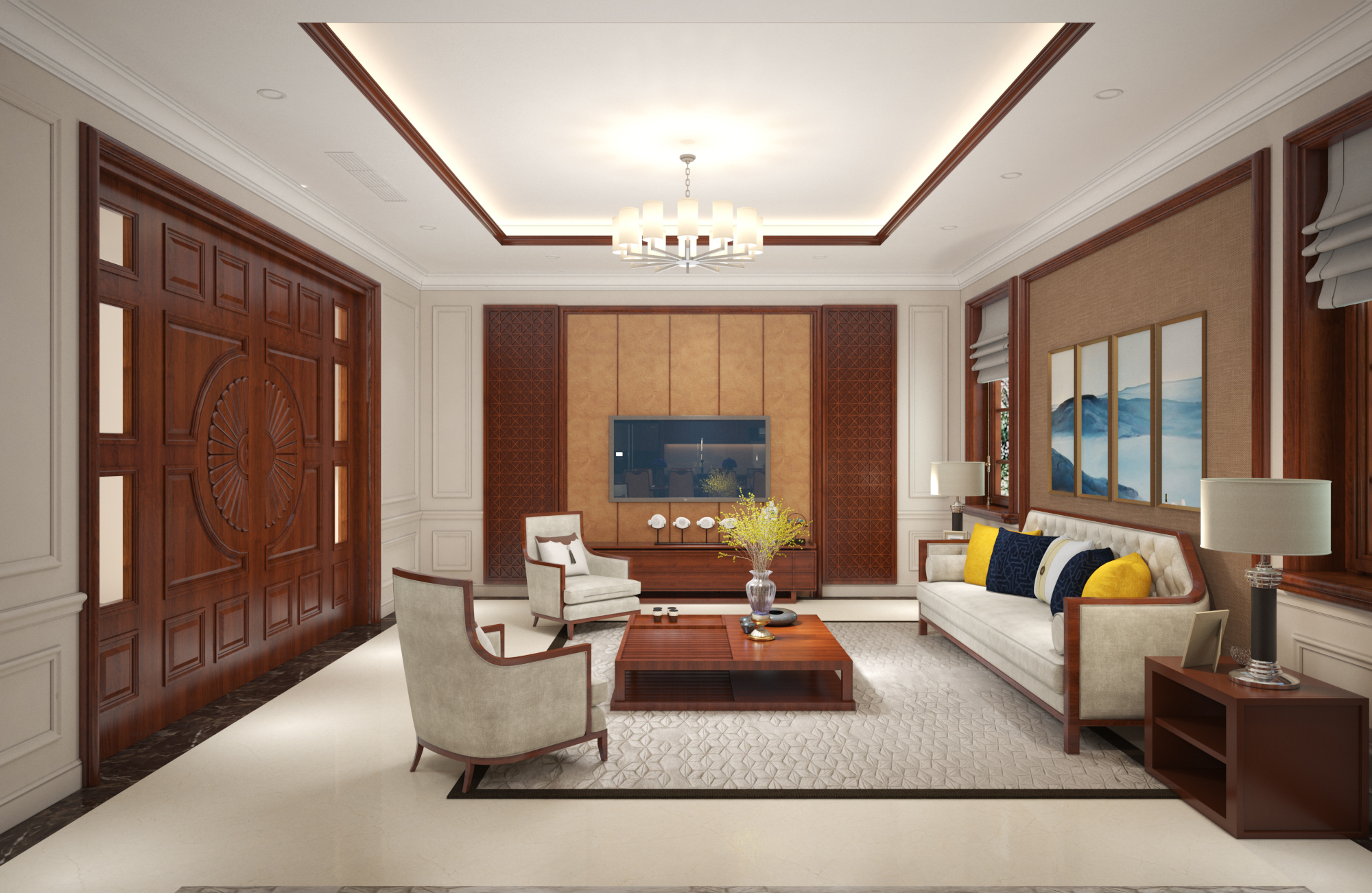 Thiết kế nội thất Nhà Mặt Phố tại Hà Nội Nhà ở gia đình - anh Linh 1666938960 3