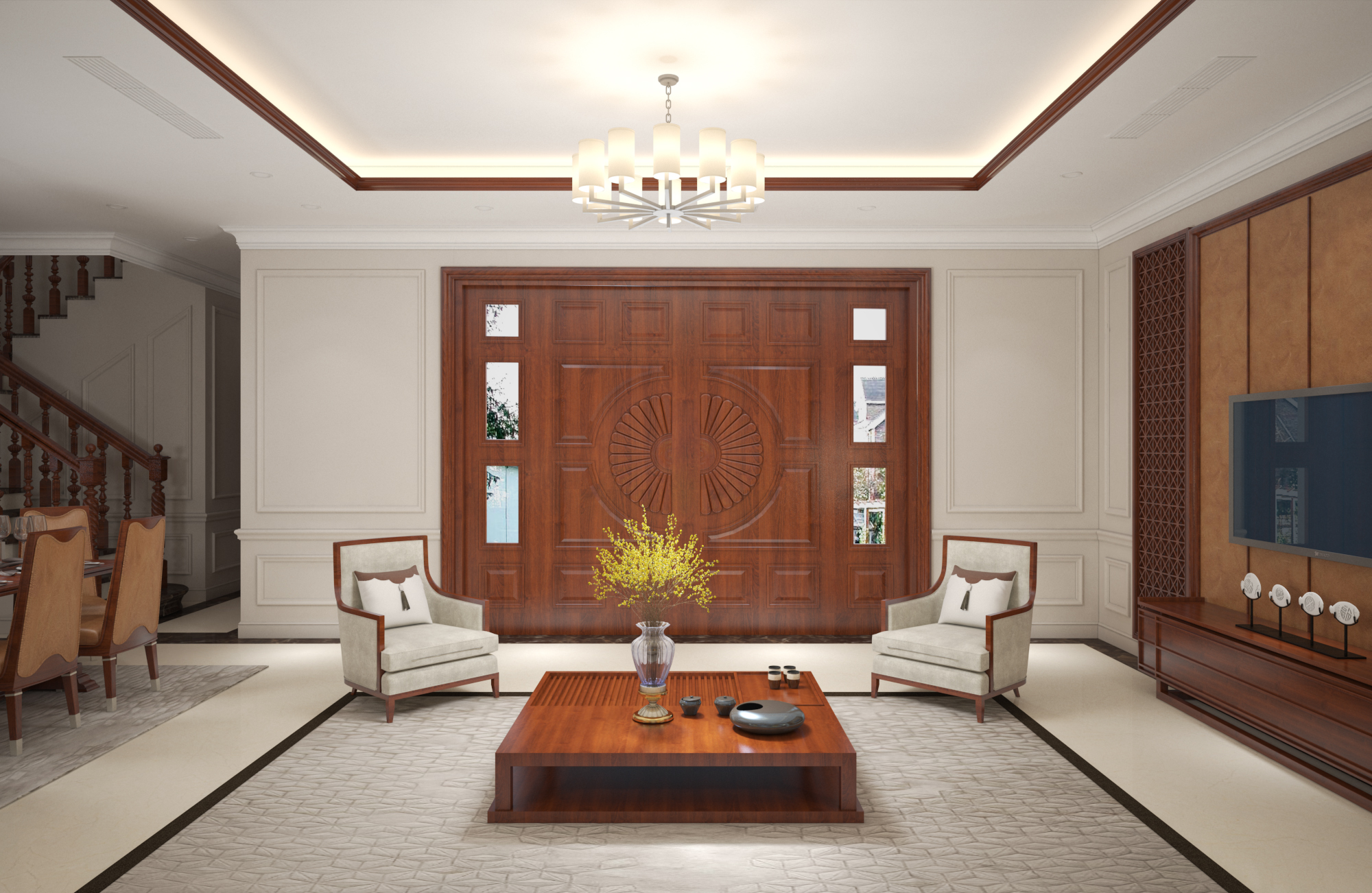 Thiết kế nội thất Nhà Mặt Phố tại Hà Nội Nhà ở gia đình - anh Linh 1666938960 5