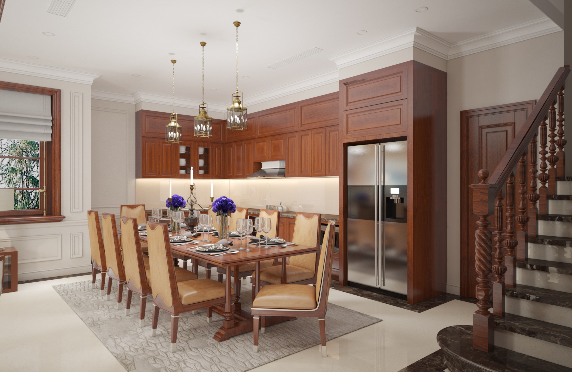 Thiết kế nội thất Nhà Mặt Phố tại Hà Nội Nhà ở gia đình - anh Linh 1666938961 6