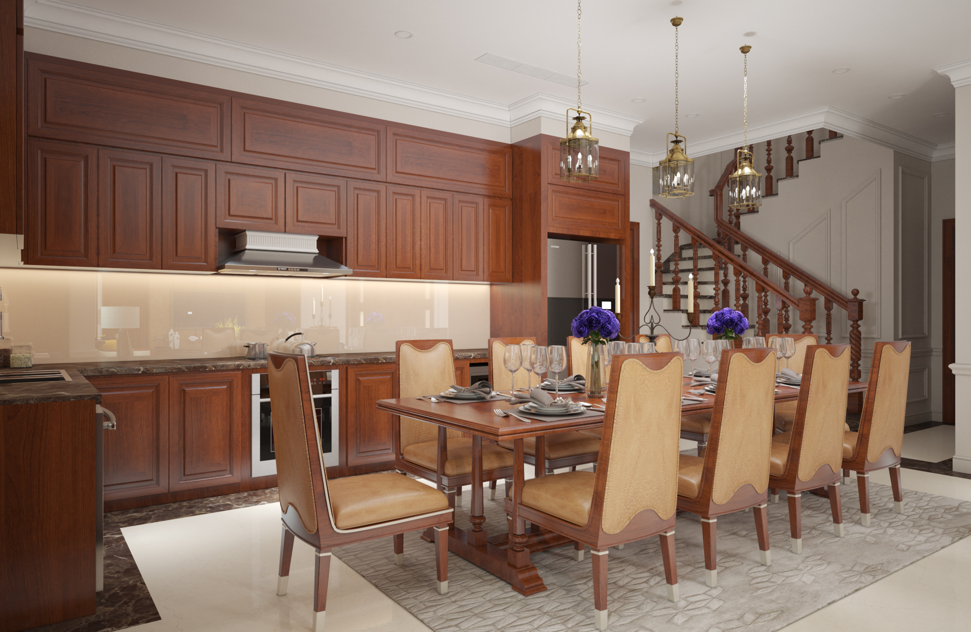 Thiết kế nội thất Nhà Mặt Phố tại Hà Nội Nhà ở gia đình - anh Linh 1666938961 7