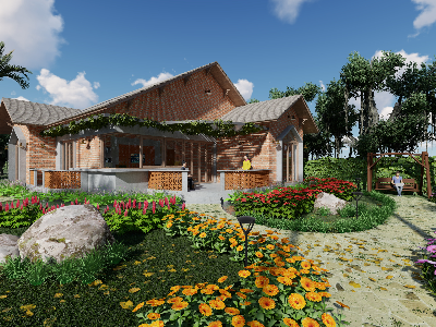 Thiết kế Biệt Thự tại Long An BIỆT THỰ VƯỜN LONG AN