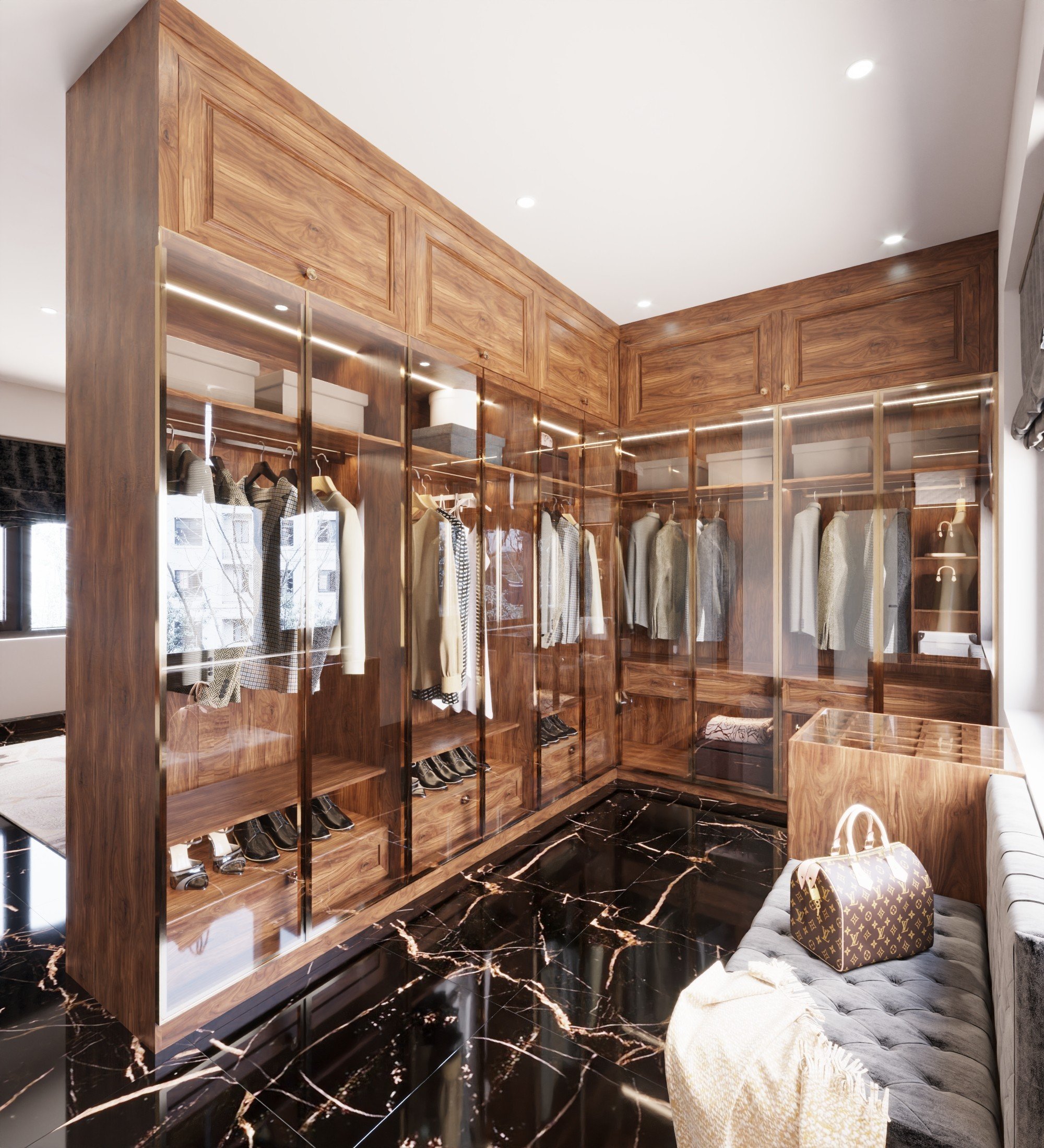 Thiết kế nội thất Biệt Thự tại Hải Dương PHÒNG NGỦ GỖ TỰ NHIÊN