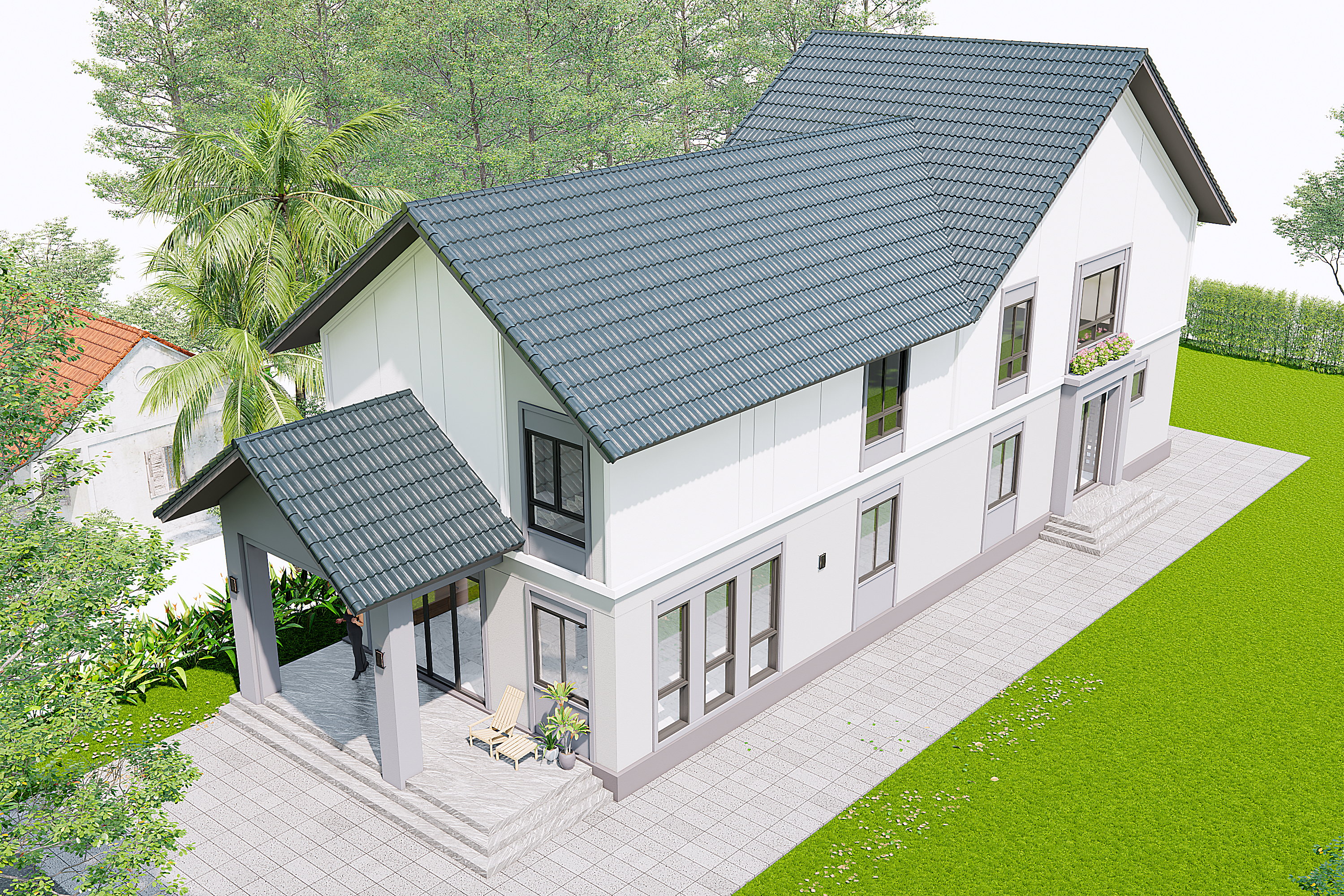 Thiết kế Biệt Thự tại Long An TR.HOUSE 1680287970 6
