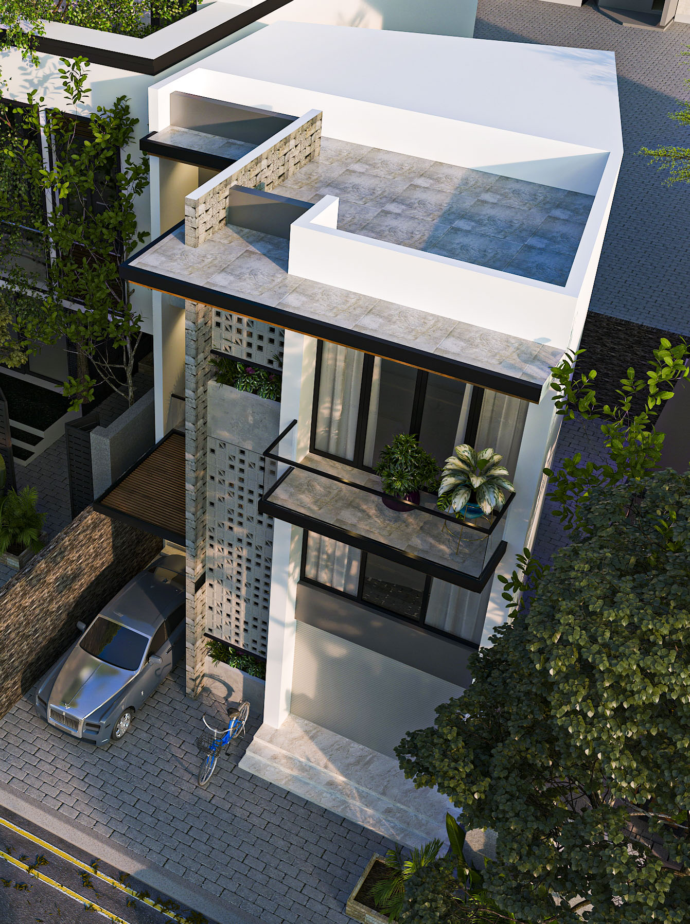 Thiết kế Nhà Mặt Phố tại Bình Định Mrs Hạnh's House 1681734889 1