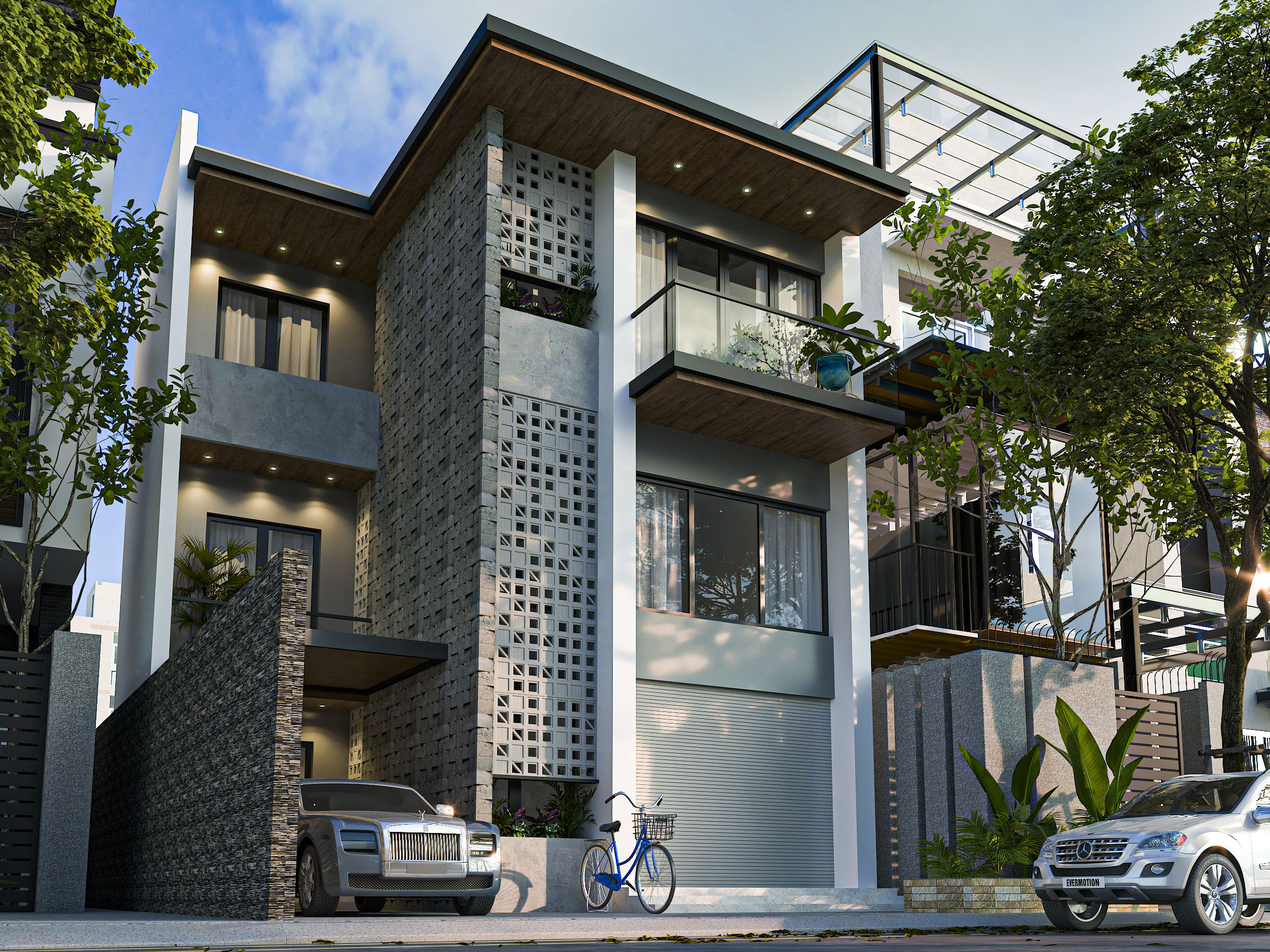 Thiết kế Nhà Mặt Phố tại Bình Định Mrs Hạnh's House 1681734889 3