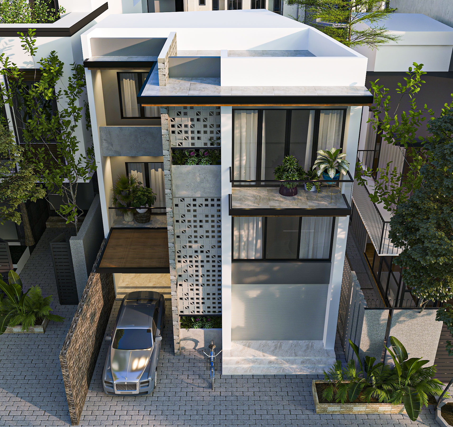 Thiết kế Nhà Mặt Phố tại Bình Định Mrs Hạnh's House 1681734889 4