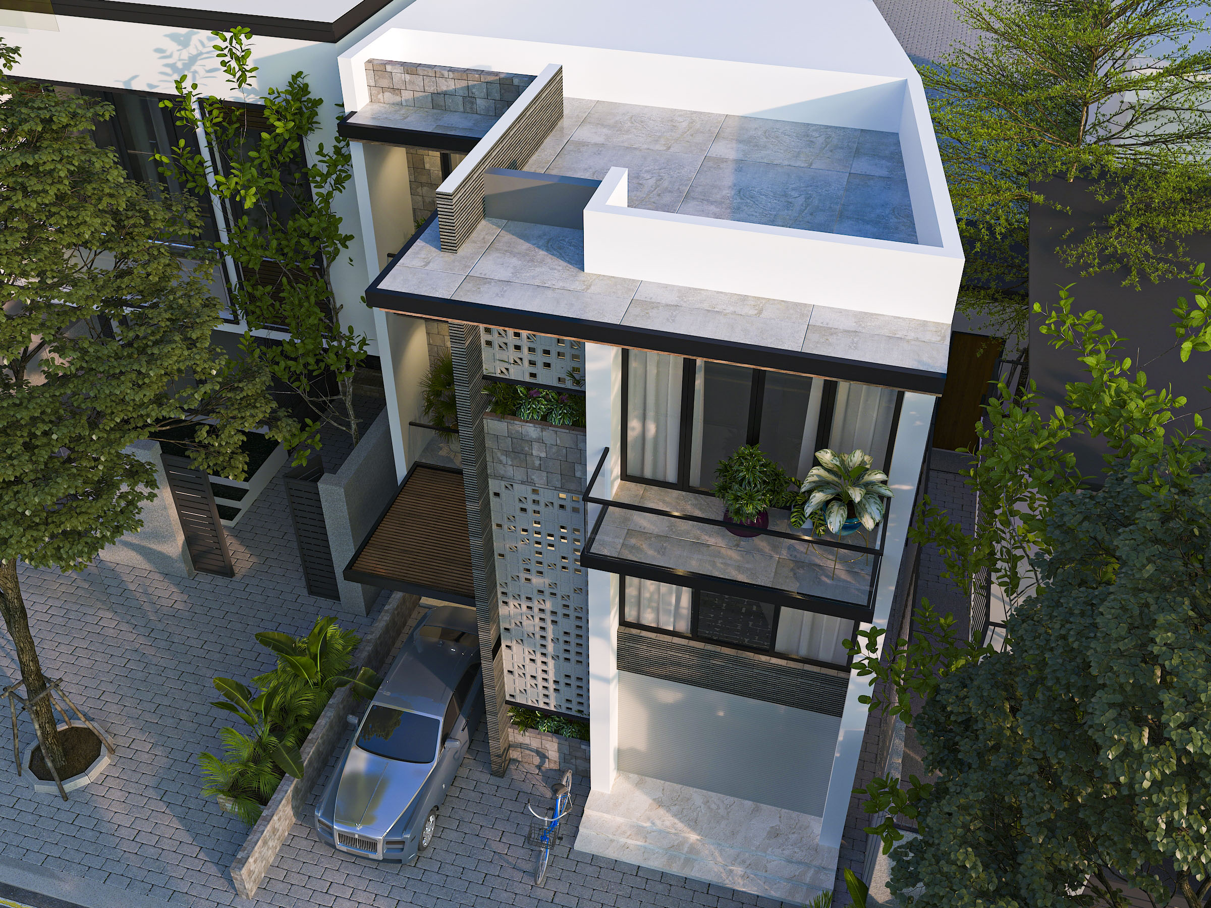 Thiết kế Nhà Mặt Phố tại Bình Định Mrs Hạnh's House 1681734890 6