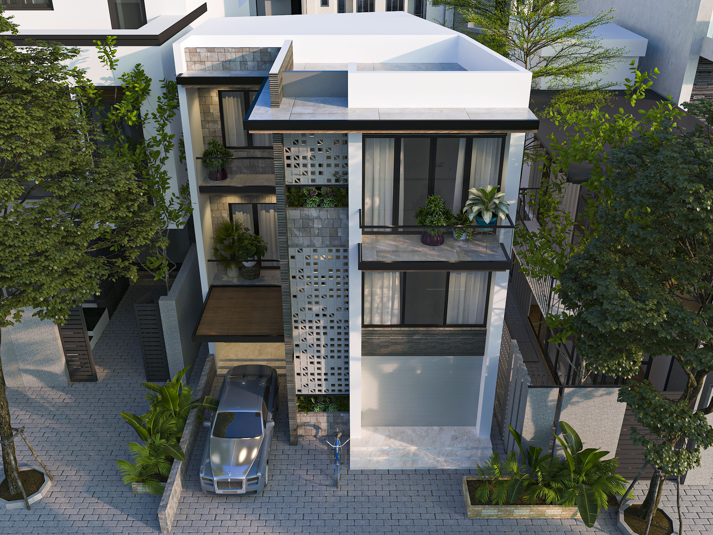 Thiết kế Nhà Mặt Phố tại Bình Định Mrs Hạnh's House 1681734890 9