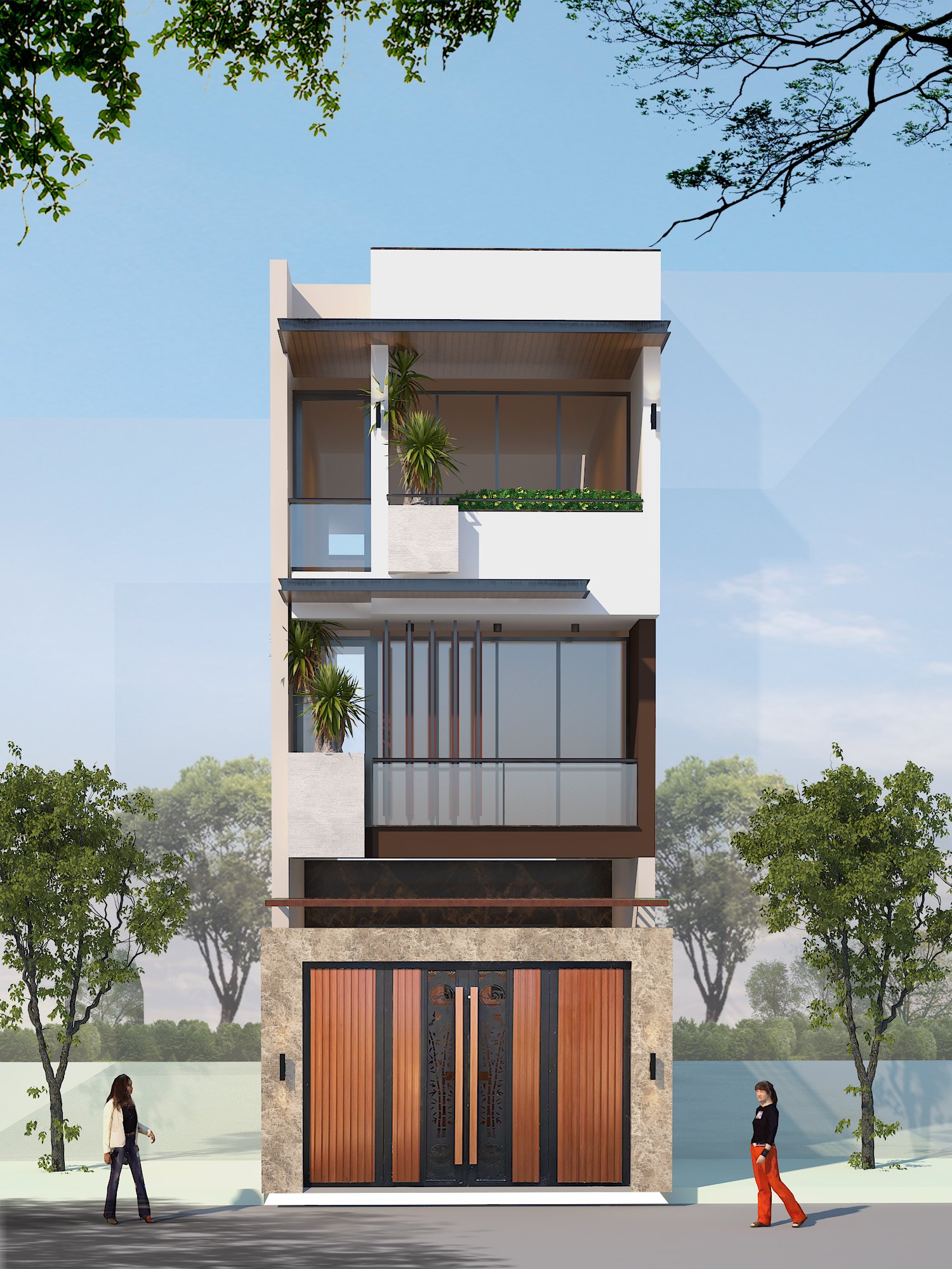 Thiết kế Nhà Mặt Phố tại Phú Thọ Ha'House 1694161556 1