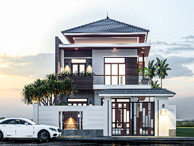 Thiết kế Biệt Thự tại Bình Dương Biệt Thự Linh_House Bình Dương