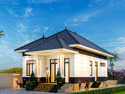 Thiết kế Nhà tại Thanh Hóa Nhà Mái Nhật Nông Cống