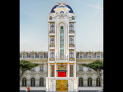 Thiết kế nội thất Khách Sạn tại Hồ Chí Minh Khách Sạn Bán Cổ Điển