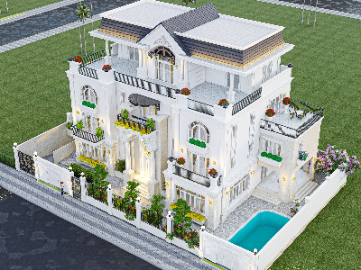 Thiết kế Biệt Thự tại Hồ Chí Minh Villa Q2