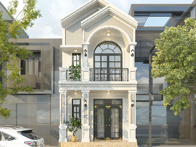 Thiết kế Nhà Mặt Phố tại Quảng Ninh Nhà Phố Mr.Hải - P. Trần Hưng Đạo - TP. Hạ Long