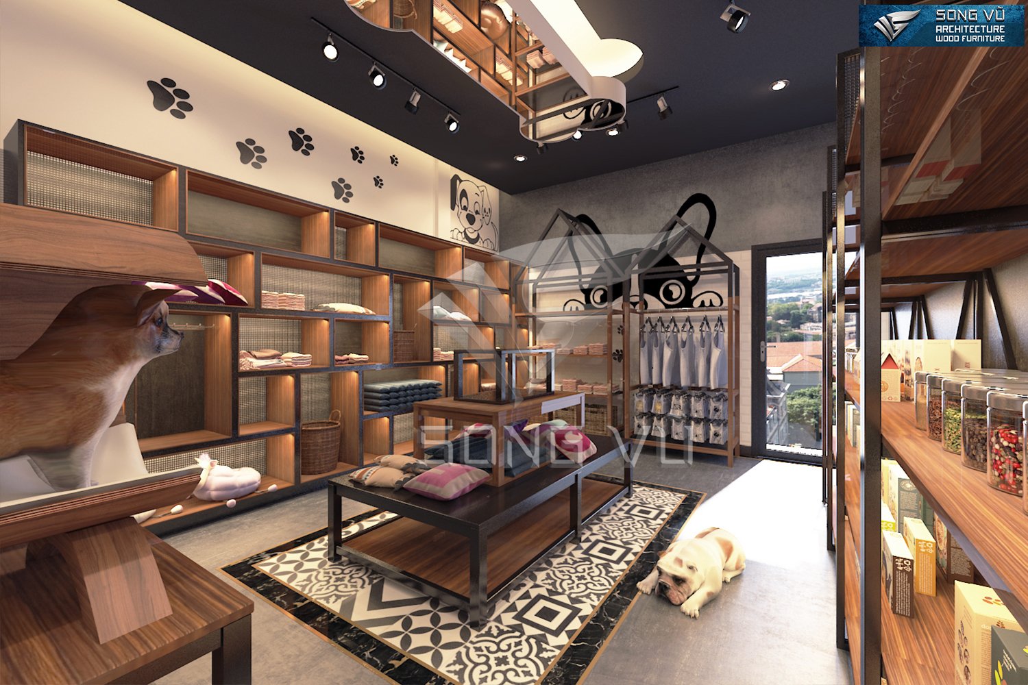 thiết kế nội thất Shop tại Hồ Chí Minh SHOP THÚ CƯNG PEOC PET HOMECOMING-Q1 8 1530863343
