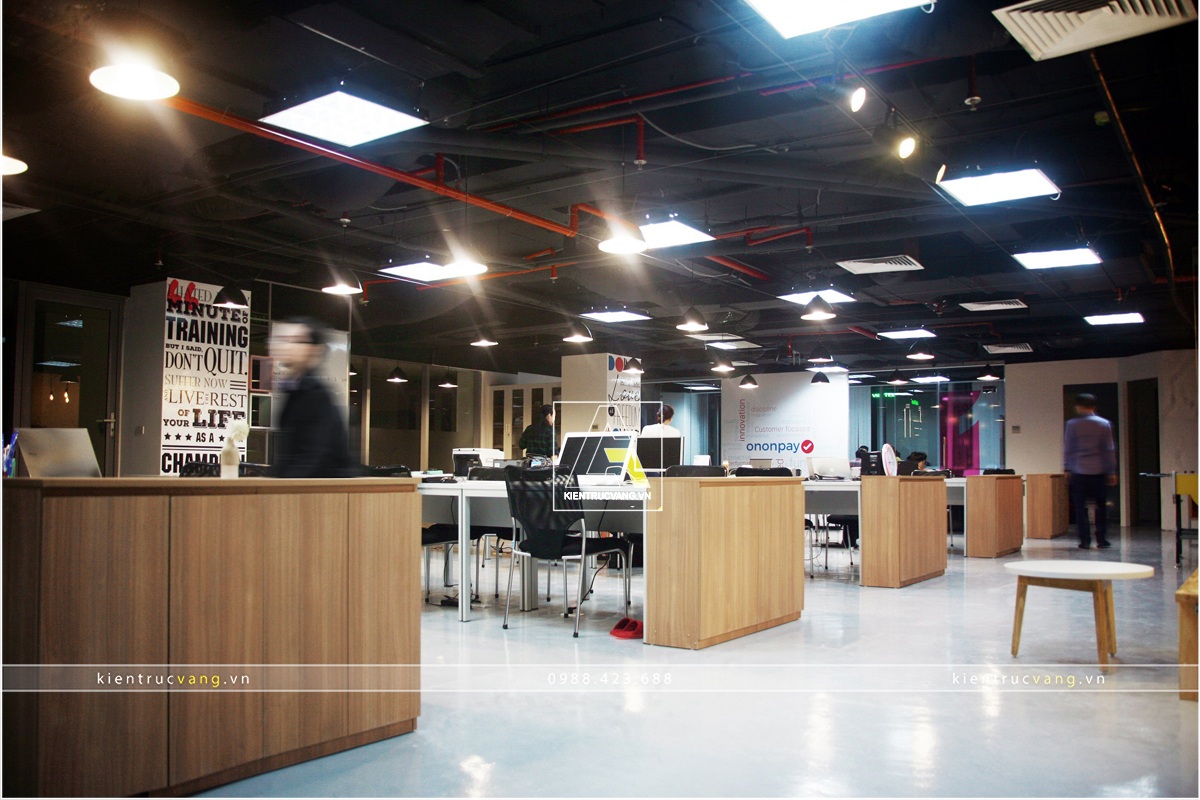 thiết kế nội thất Văn Phòng tại Hà Nội Thiết kế nội thất văn phòng Ononpay Hà Nội 7 1530872694