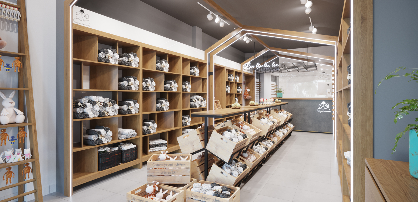 thiết kế Shop LEN Shop 33