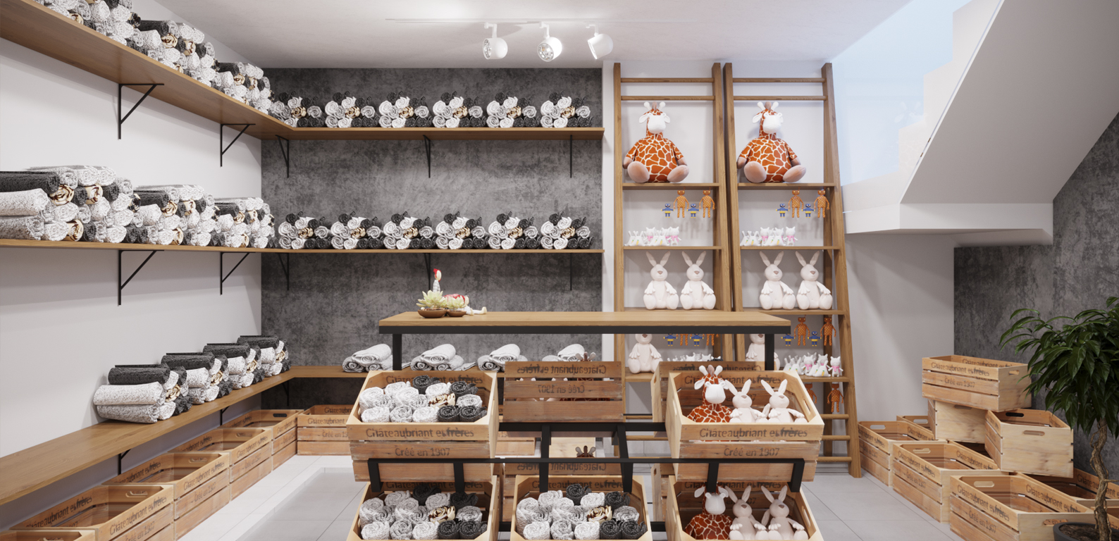 thiết kế Shop LEN Shop 57