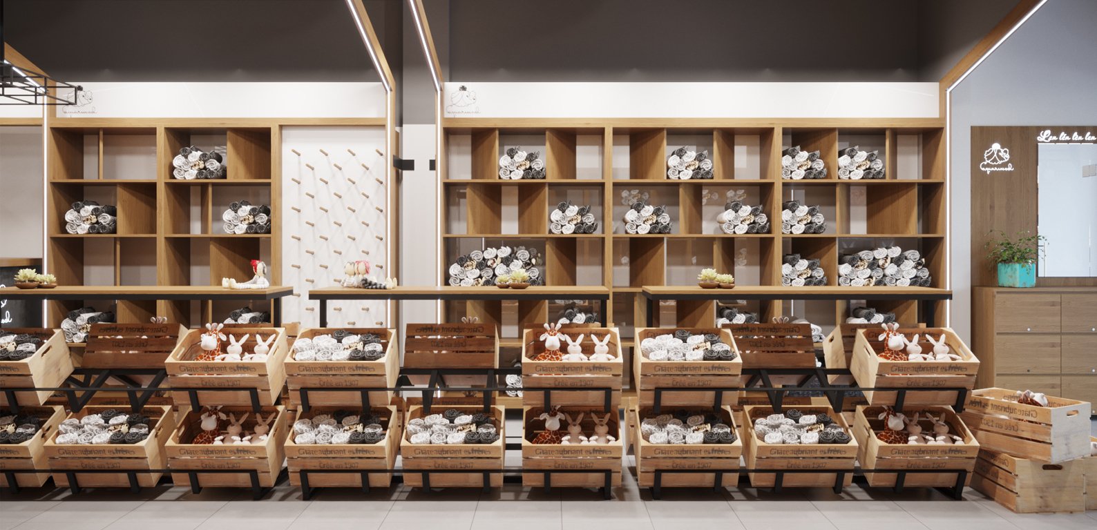 thiết kế Shop LEN Shop 100