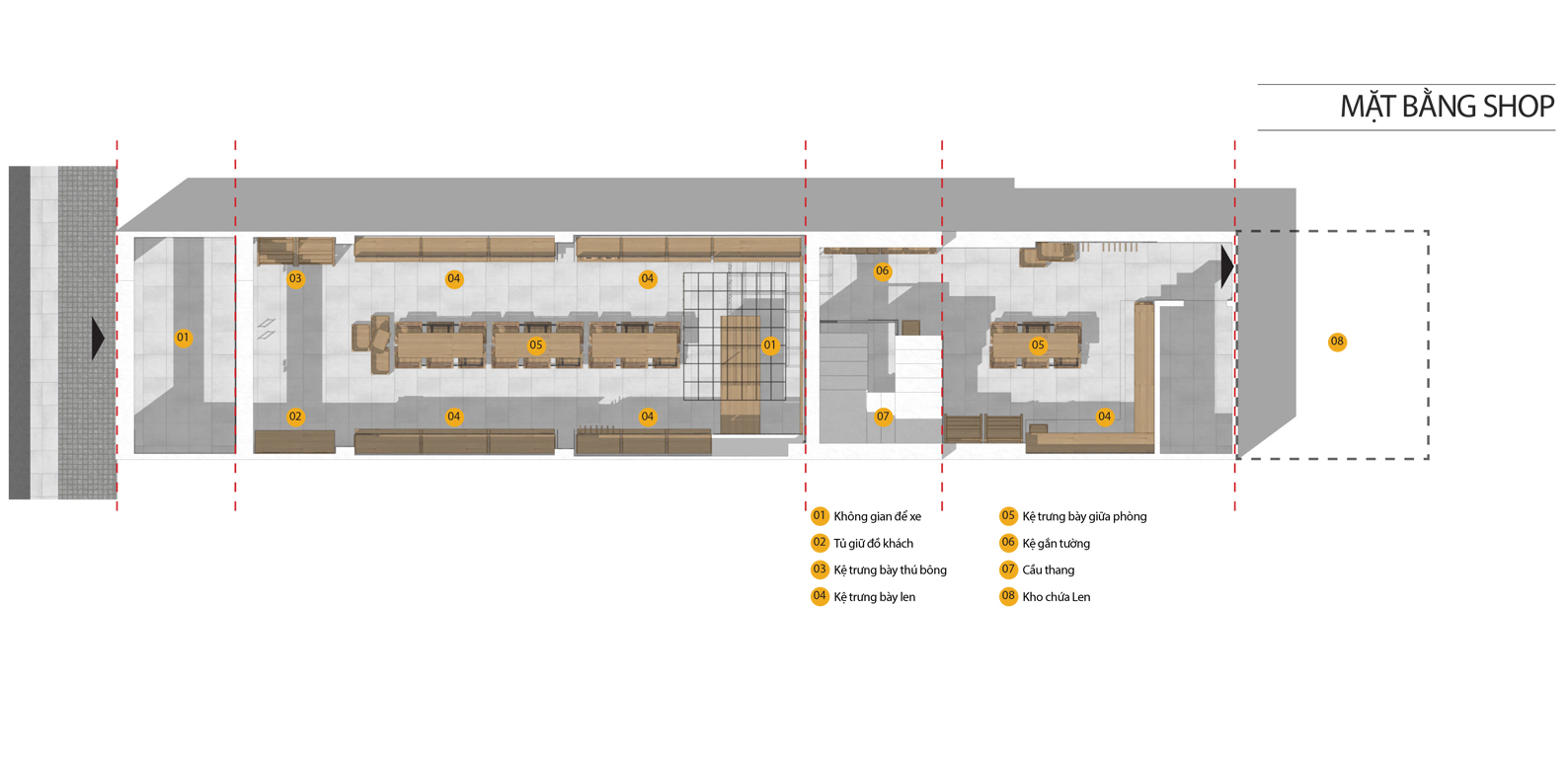 thiết kế Shop LEN Shop 115