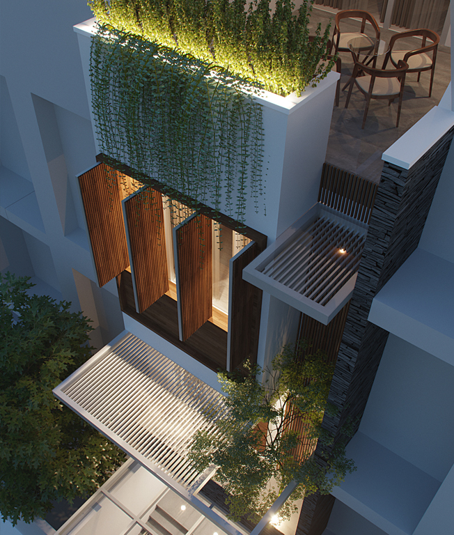 thiết kế Nhà Mặt Phố 4 tầng tại Hồ Chí Minh HV_HOUSE 0 1531379928